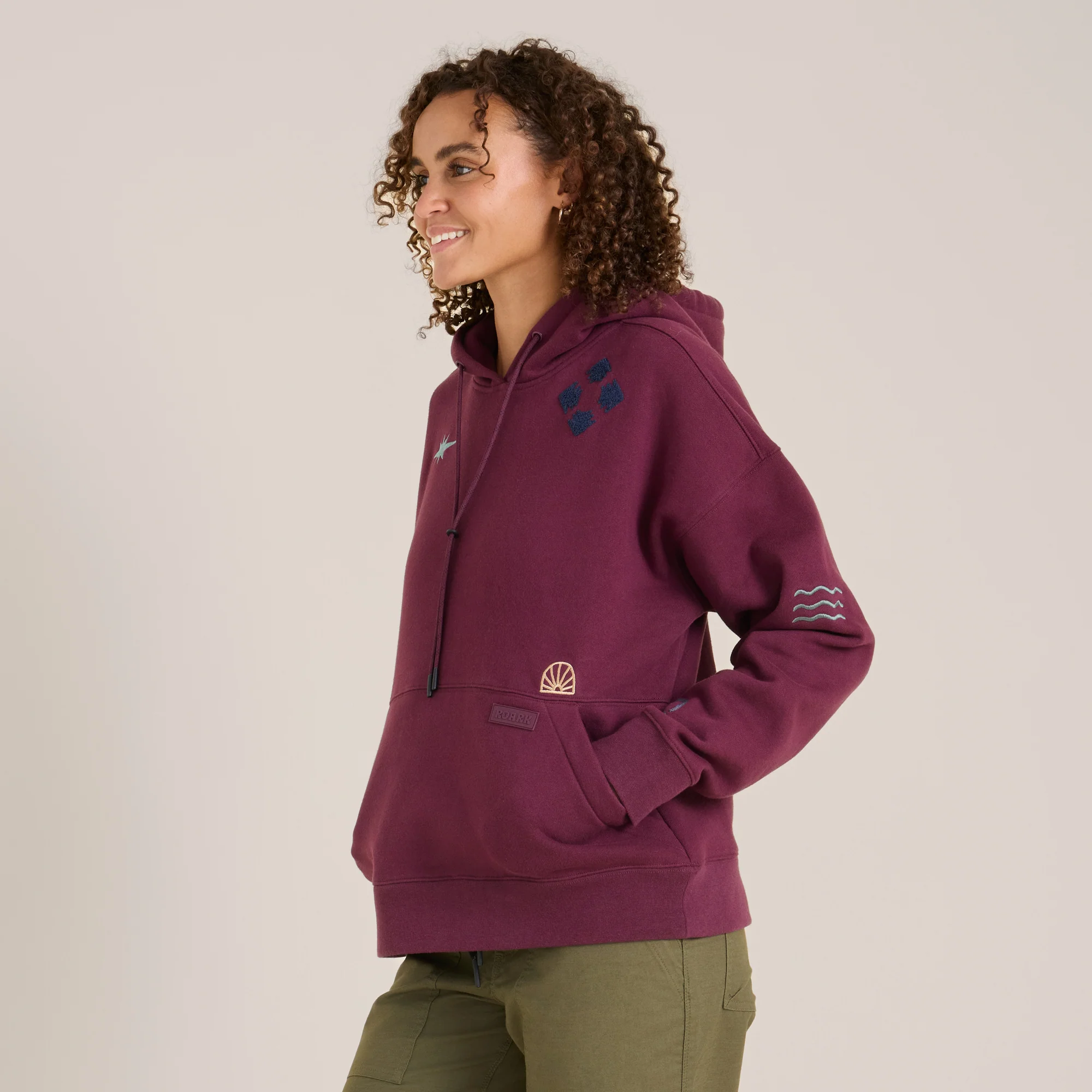 Hiker Hoodie - Blackberry - Image 3