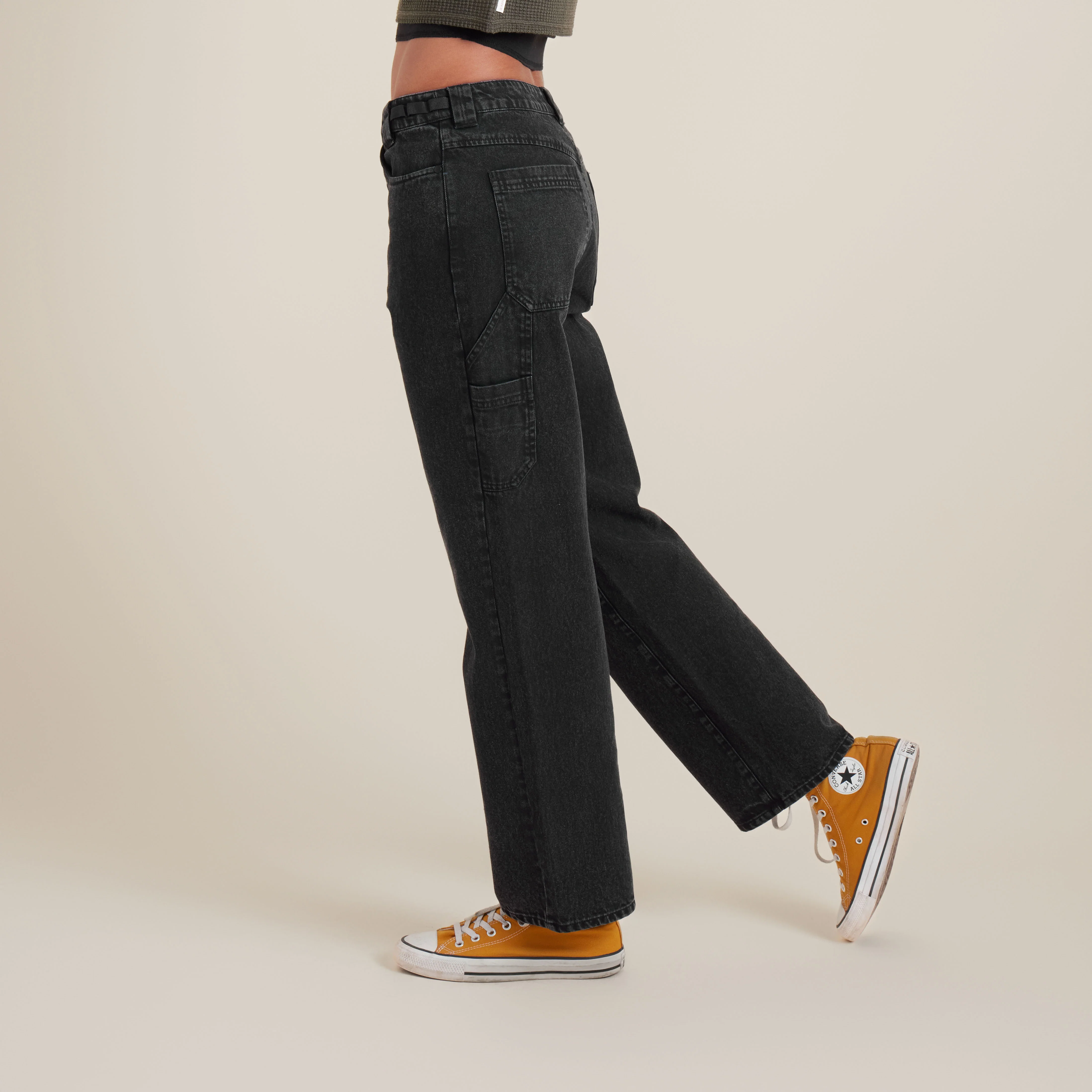 HWY 1 Jeans - Faded Black - Image 2