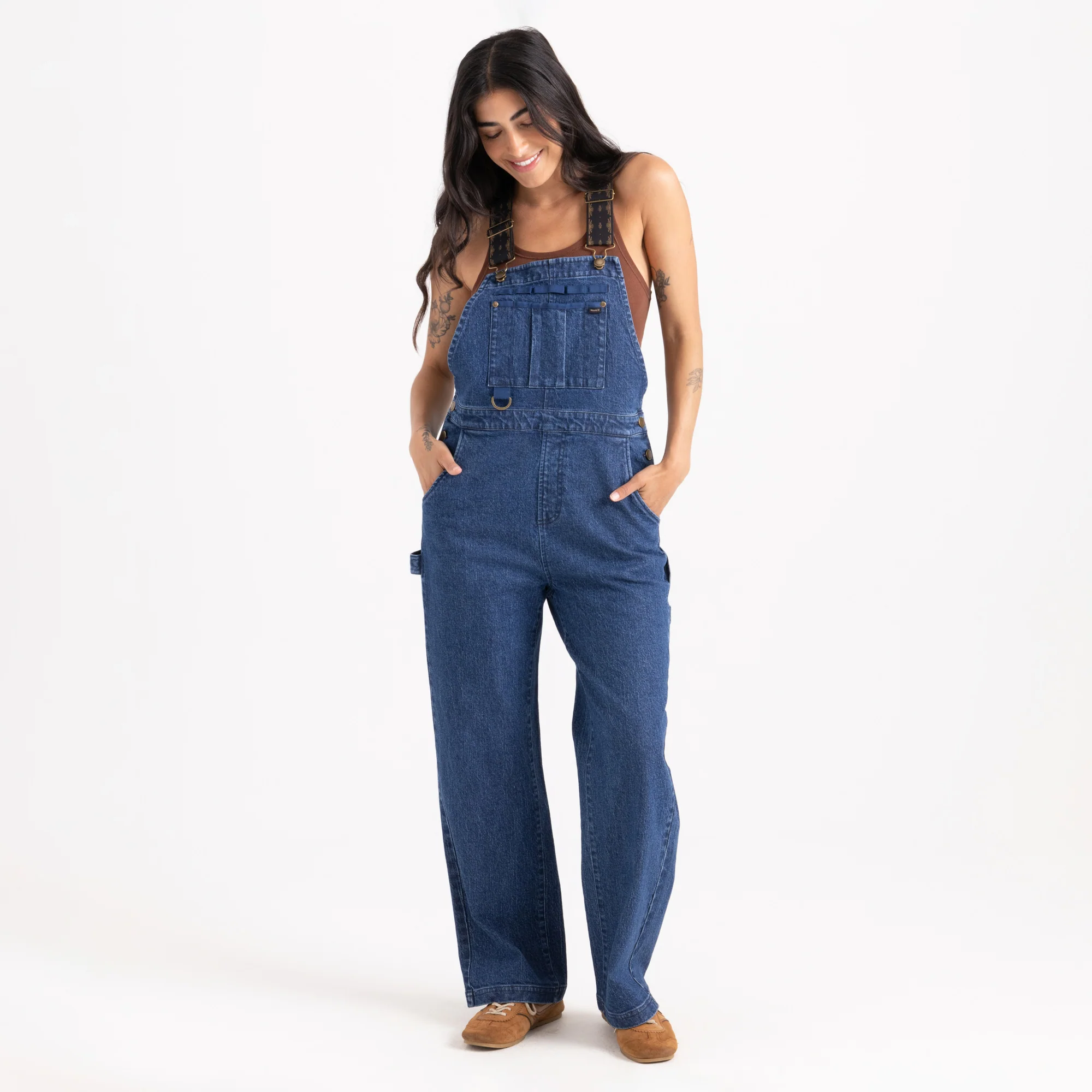 HWY 1 Overall Jumpsuit - Indigo