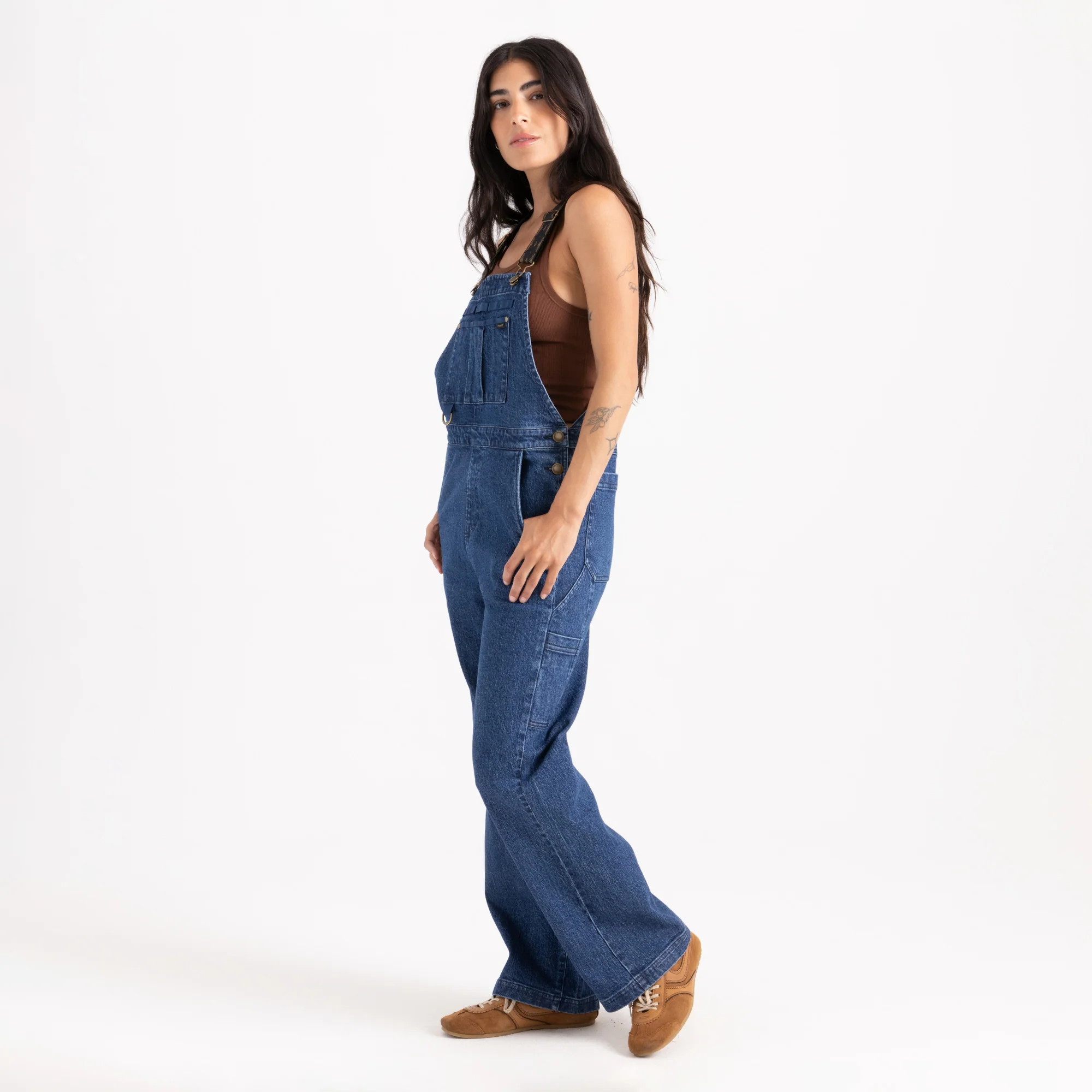 HWY 1 Overall Jumpsuit - Indigo - Image 2
