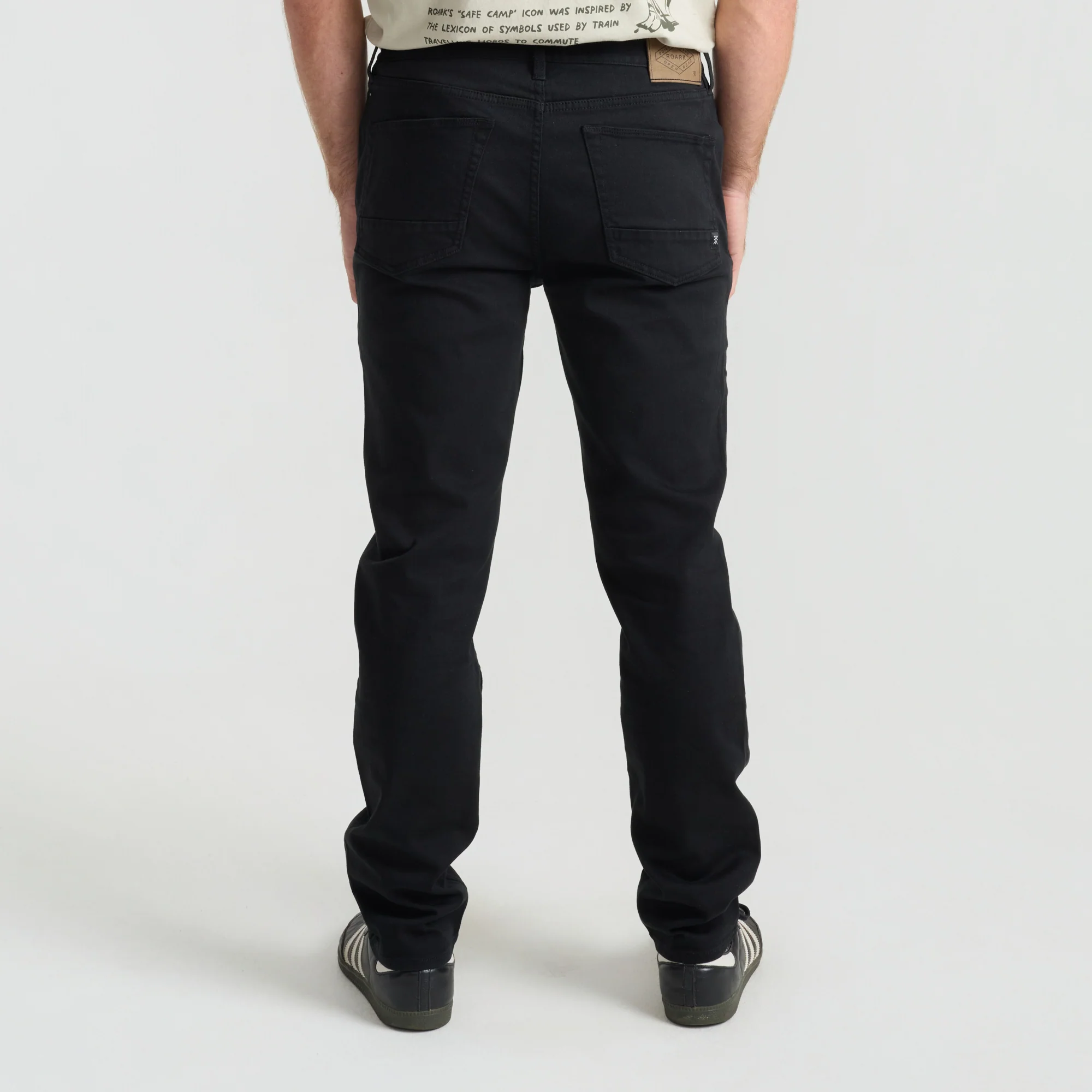HWY 128 5-Pocket Broken Twill Denim - Black - Image 3