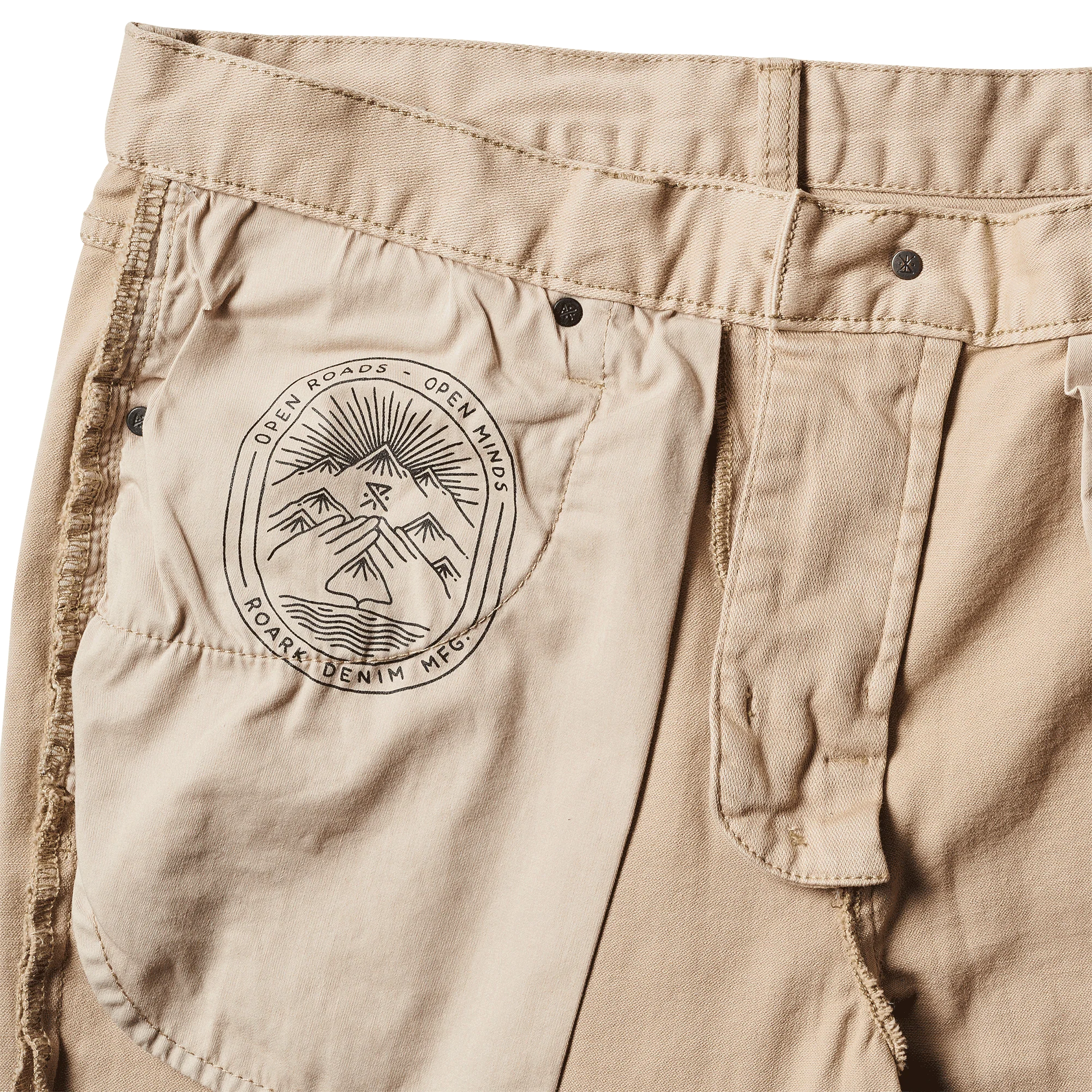 HWY 128 Straight Fit Broken Twill Jeans - Desert Khaki - Image 11