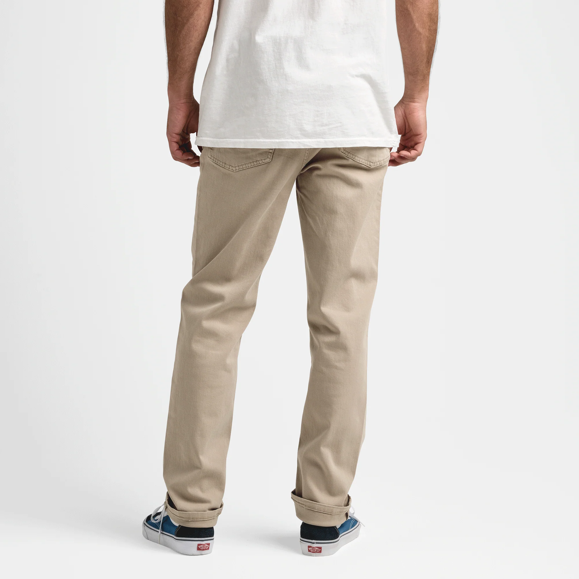 HWY 128 Straight Fit Broken Twill Jeans - Desert Khaki - Image 3