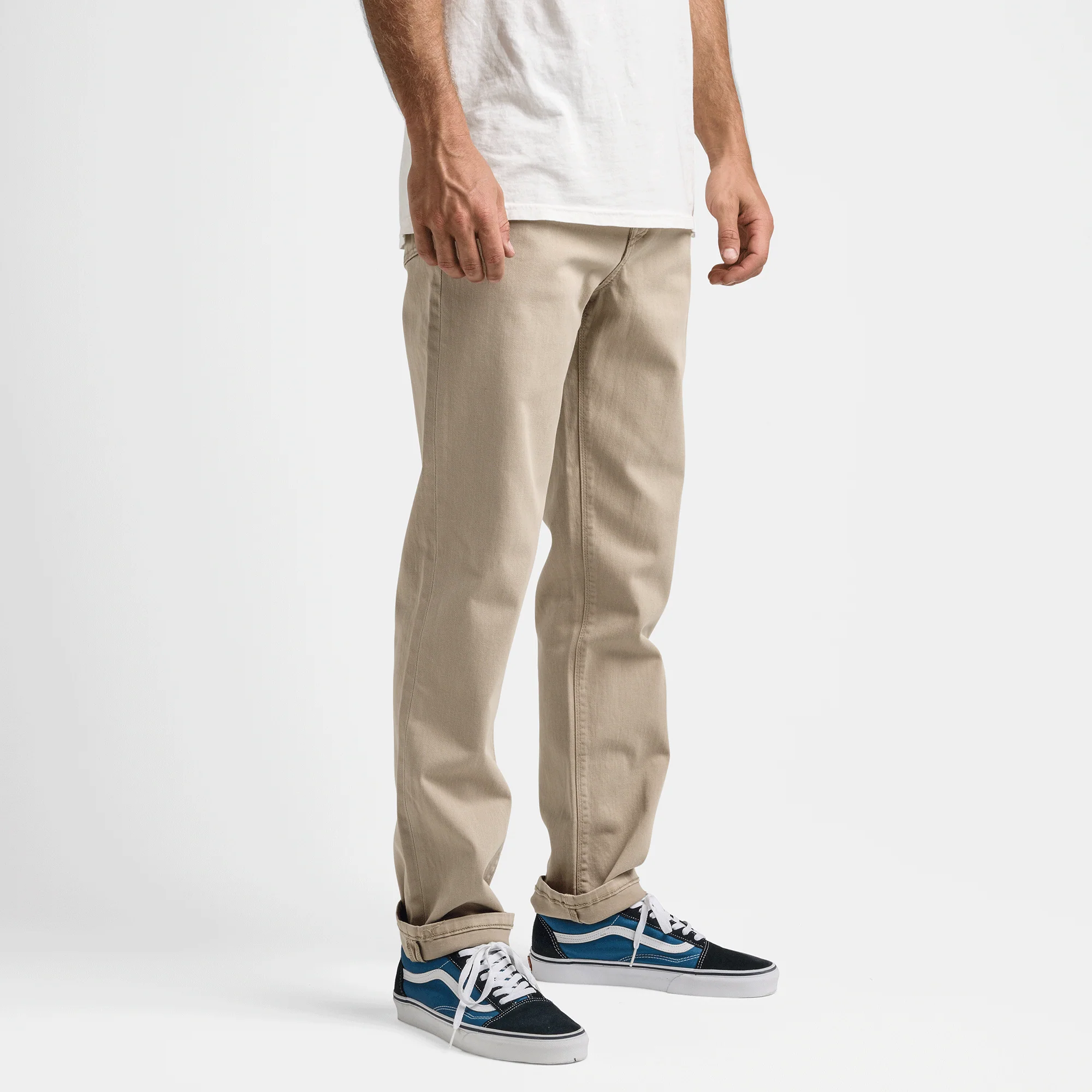 HWY 128 Straight Fit Broken Twill Jeans - Desert Khaki - Image 4