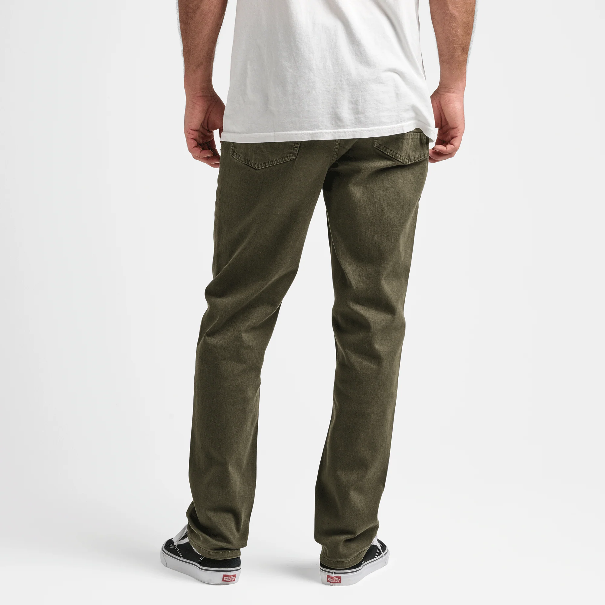 HWY 128 Straight Fit Broken Twill Jeans - Military - Image 3