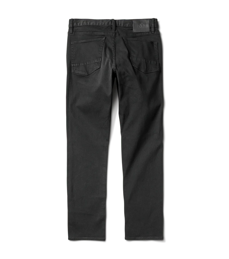 HWY 133 Slim Straight Broken Twill Jeans - Black - Image 7