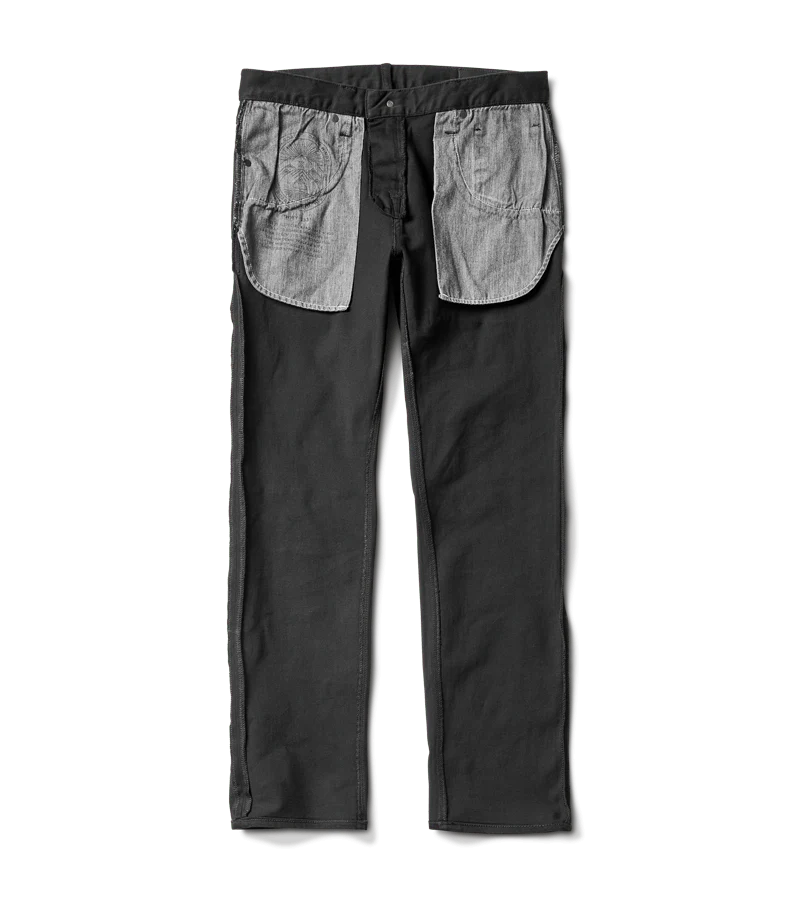 HWY 133 Slim Straight Broken Twill Jeans - Black - Image 9
