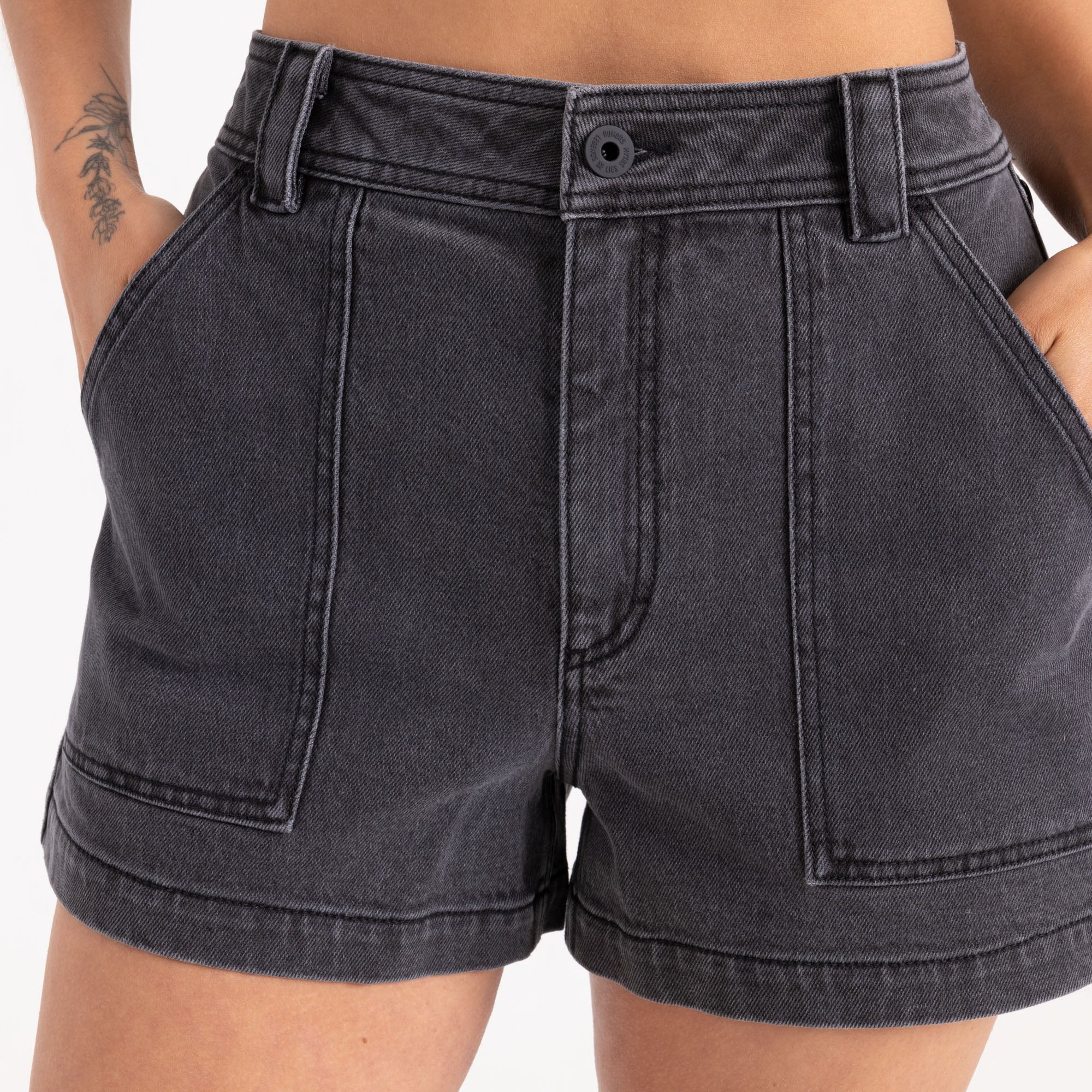 HWY Shorts - Faded Black - Image 5