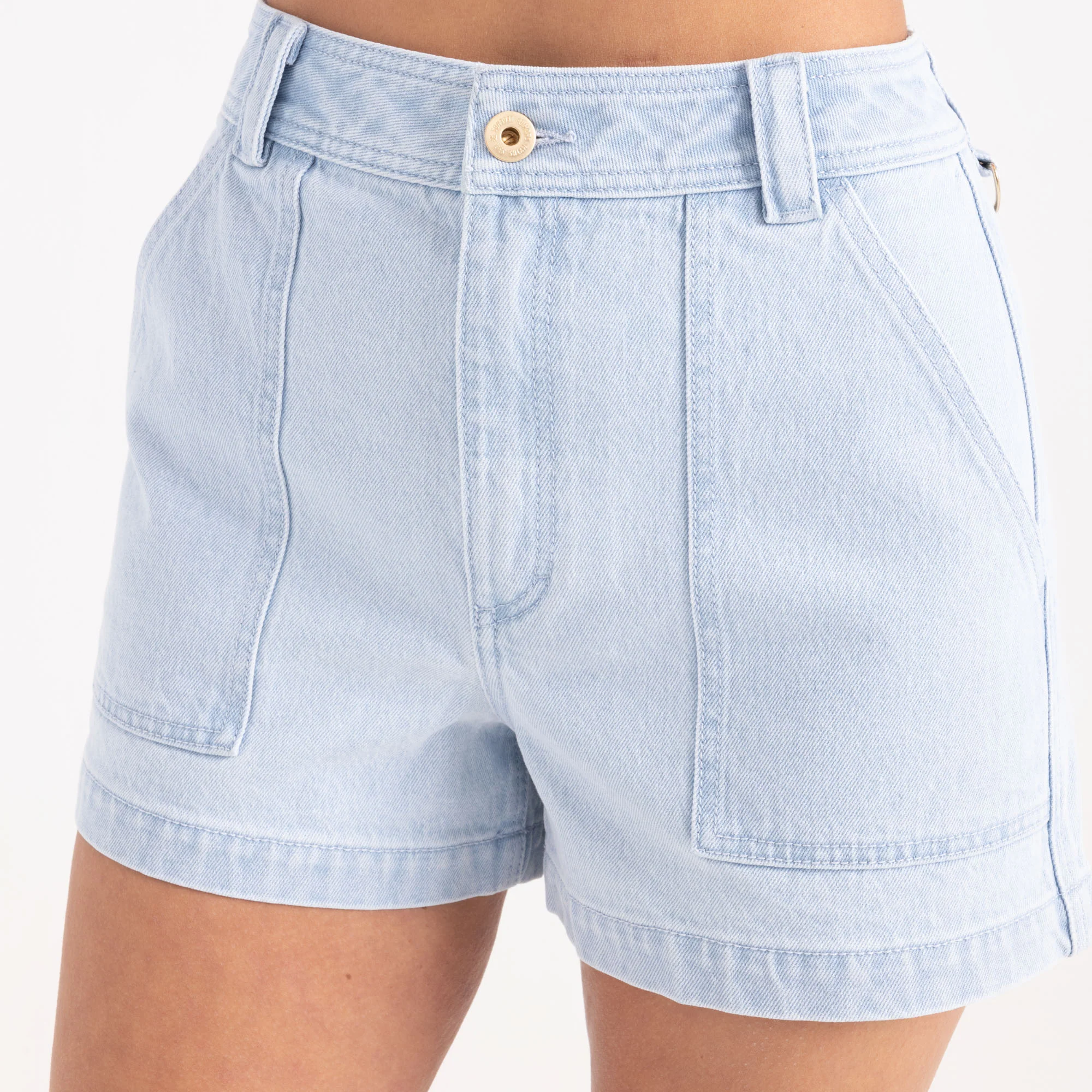 HWY Shorts - Light Bleached Denim - Image 5