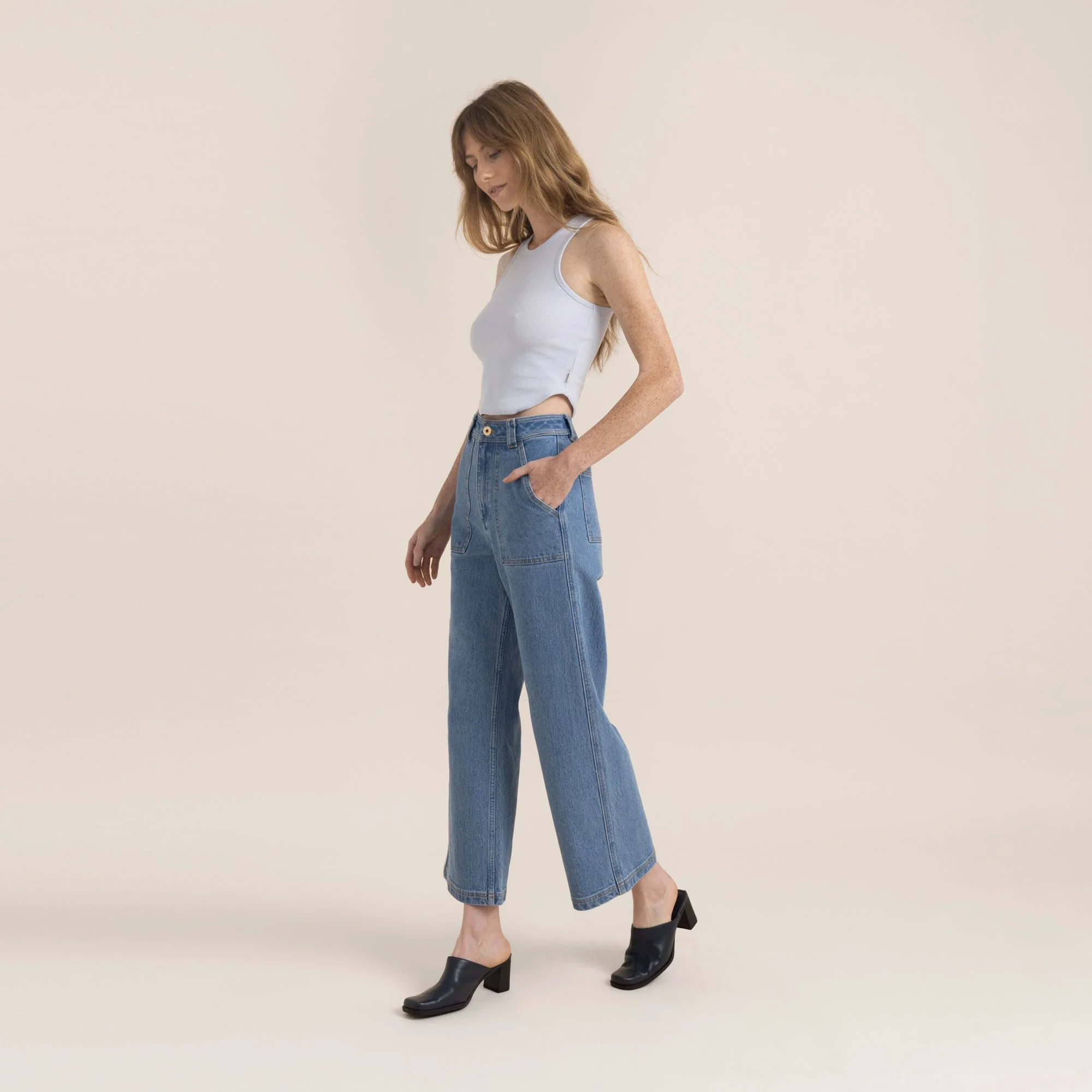 HWY 125 Jeans - Light Bleached Indigo - Image 2