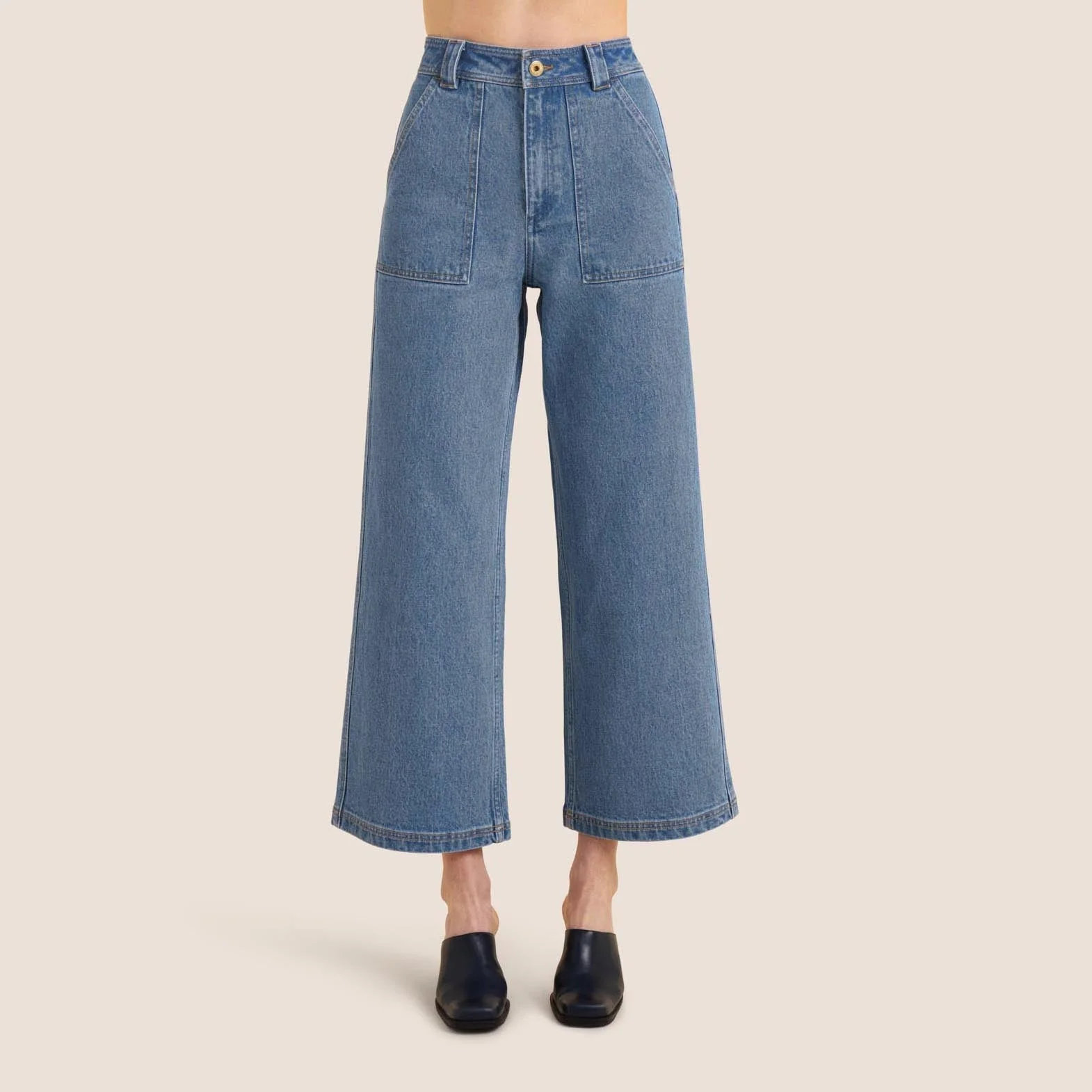 HWY 125 Jeans - Light Bleached Indigo - Image 6