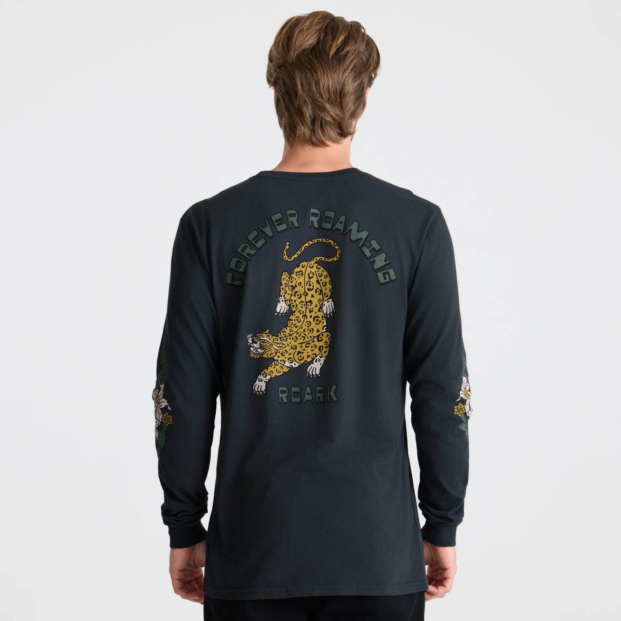 Jaguar Long Sleeve Premium Tee - Black - Image 5