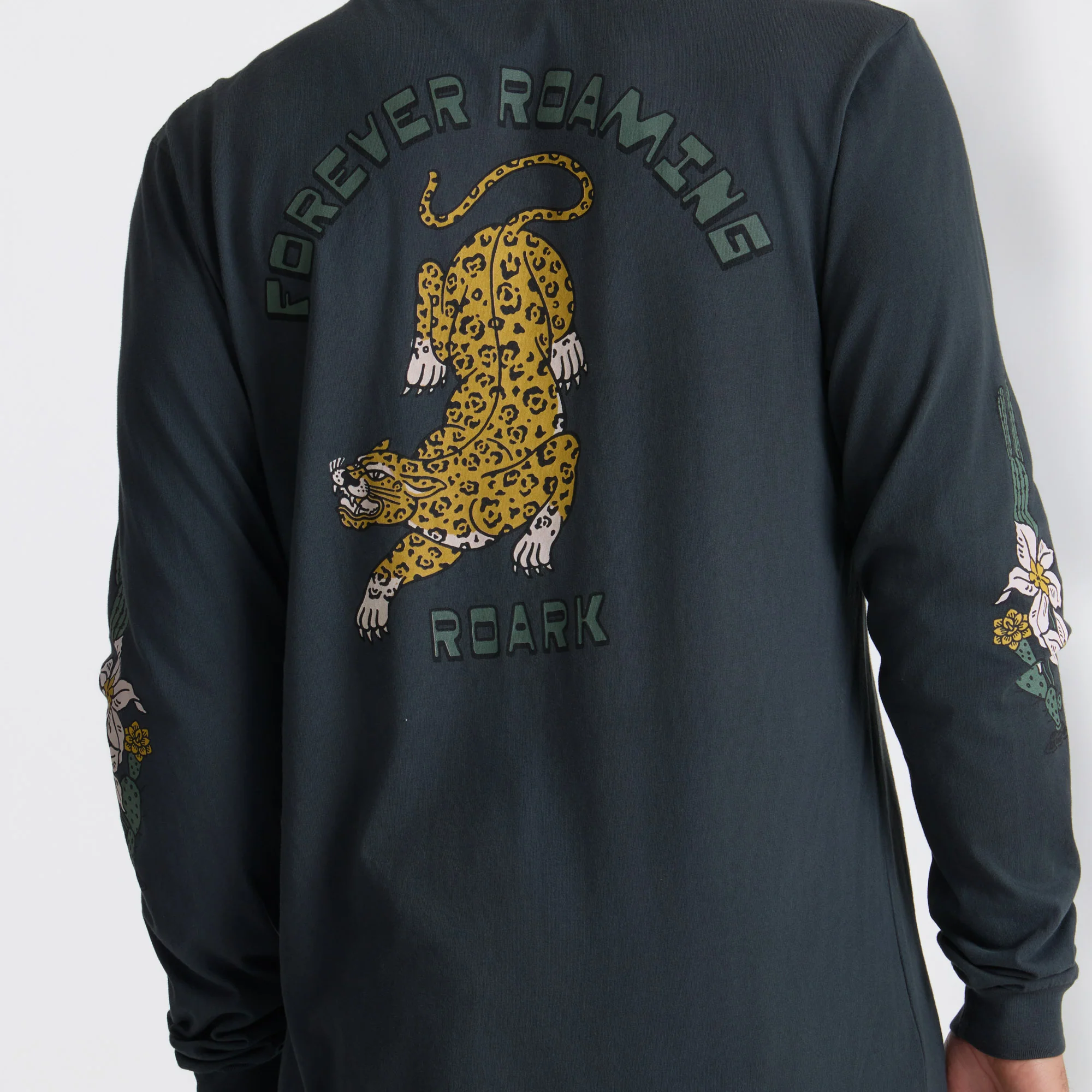 Jaguar Long Sleeve Premium Tee - Black - Image 6