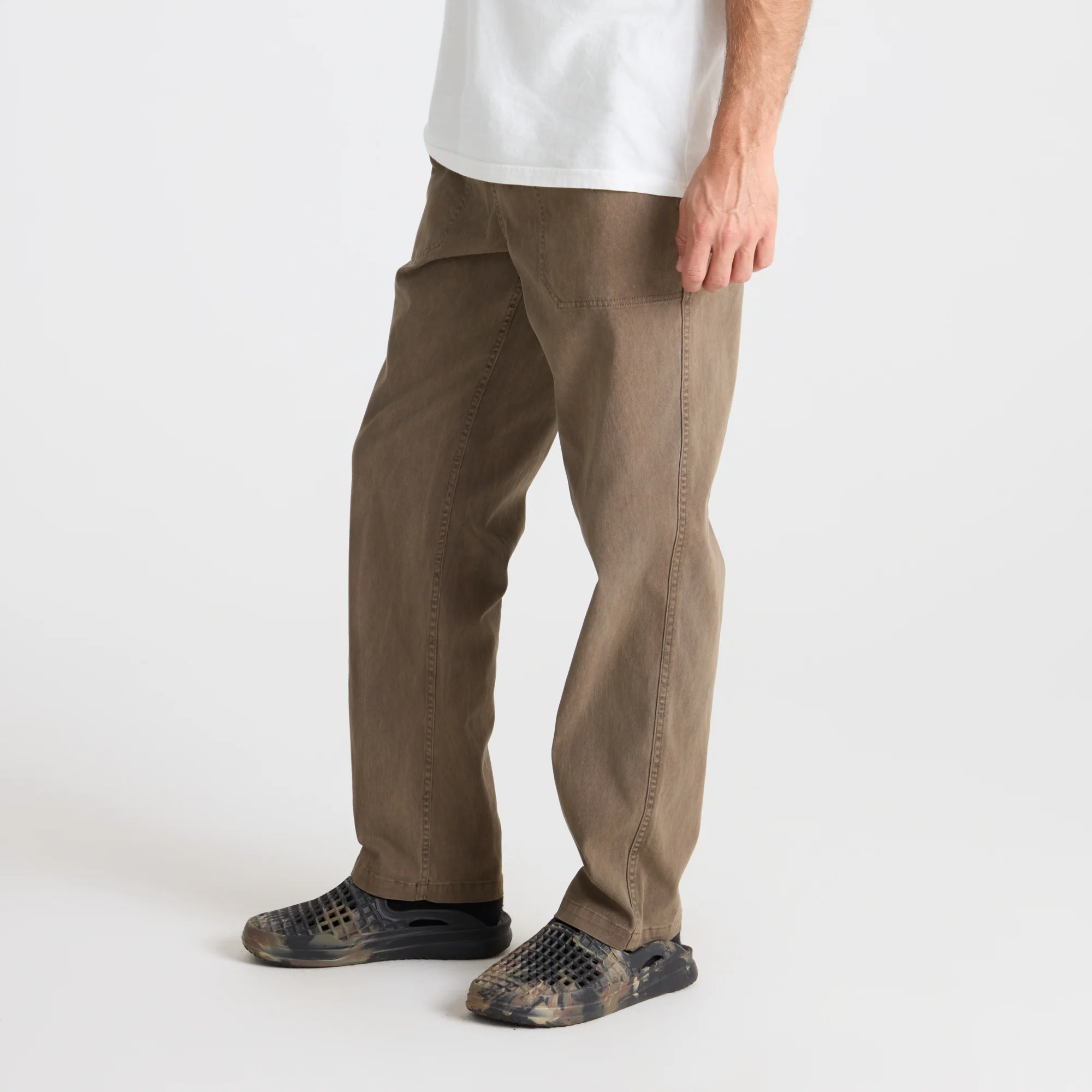 Made To Fade Pants - Washed Brown - Image 6