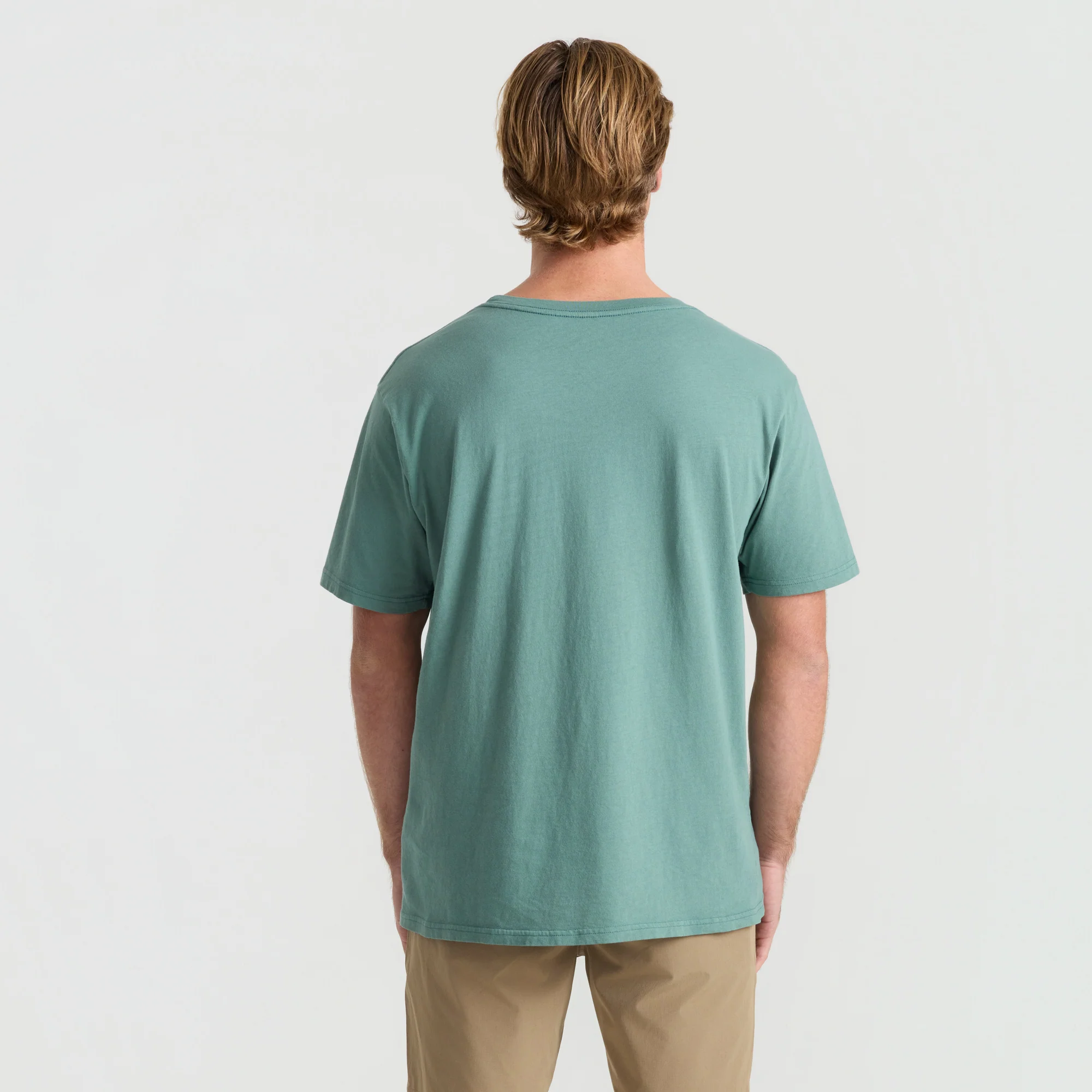 Made To Fade Short Sleeve Tee - Washed Slate Green - Image 4