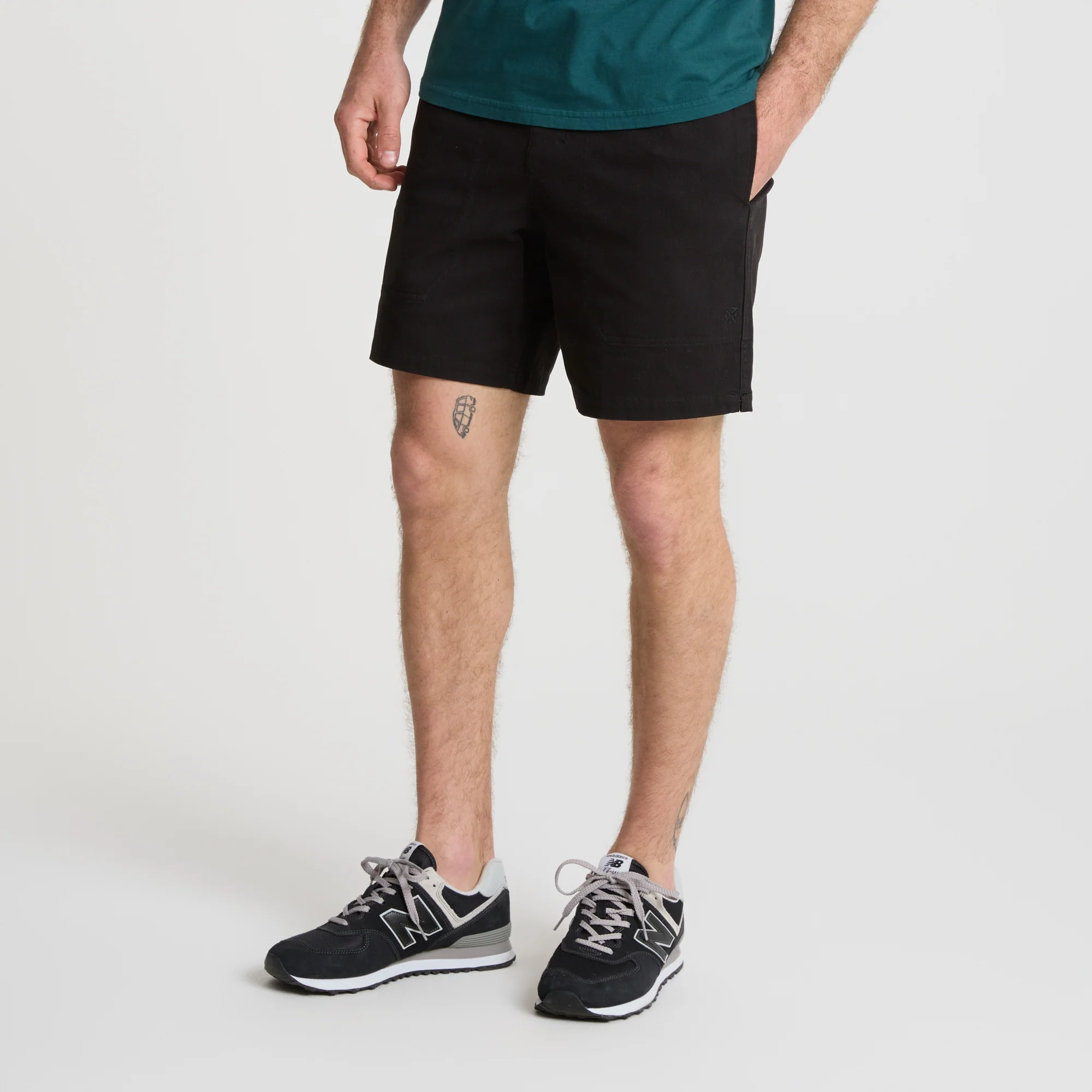 Made To Fade 7.5" Shorts - Washed Black - Image 3