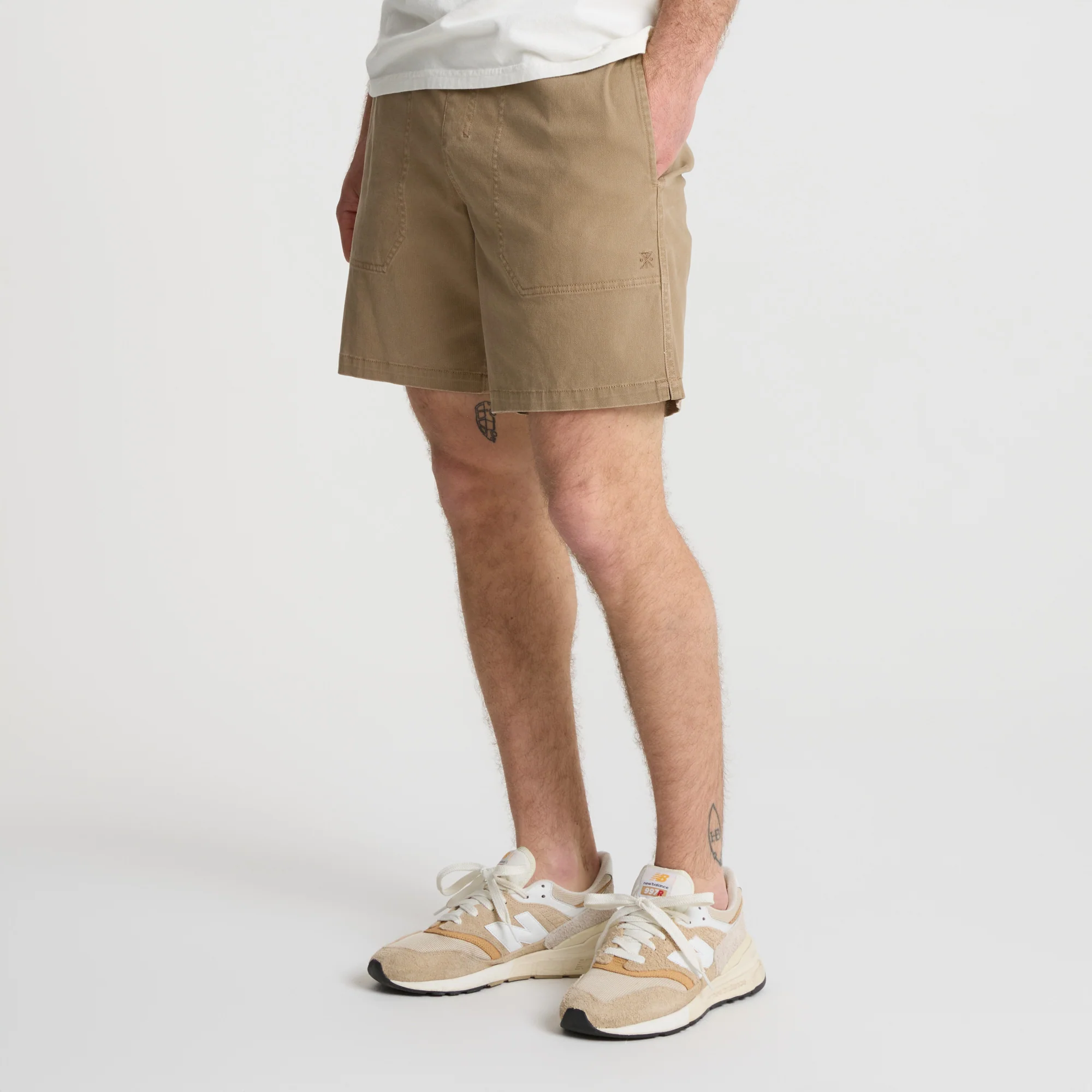 Made To Fade 7.5" Shorts - Washed Khaki - Image 3