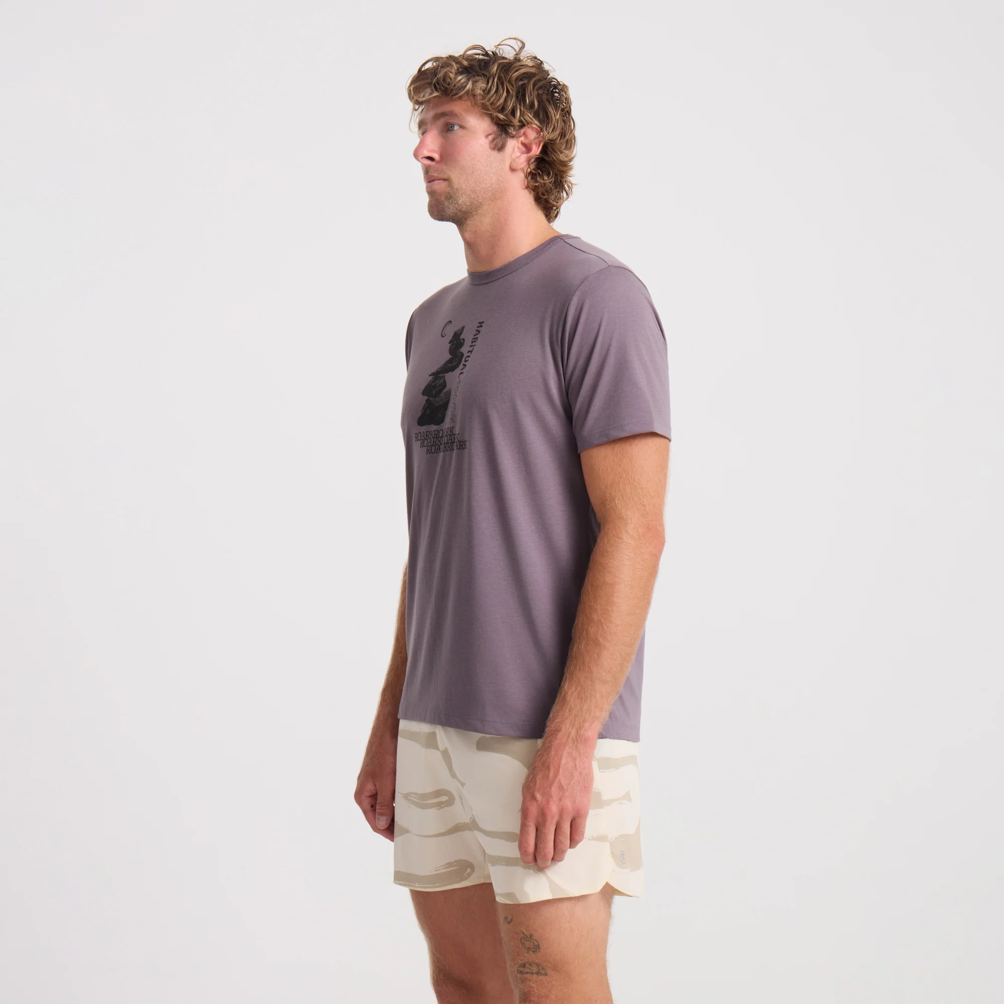 Mathis Active Short Sleeve Tee - Shark - Image 4