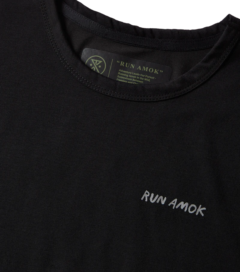 Mathis Core Short Sleeve Active Tee - Black - Image 7
