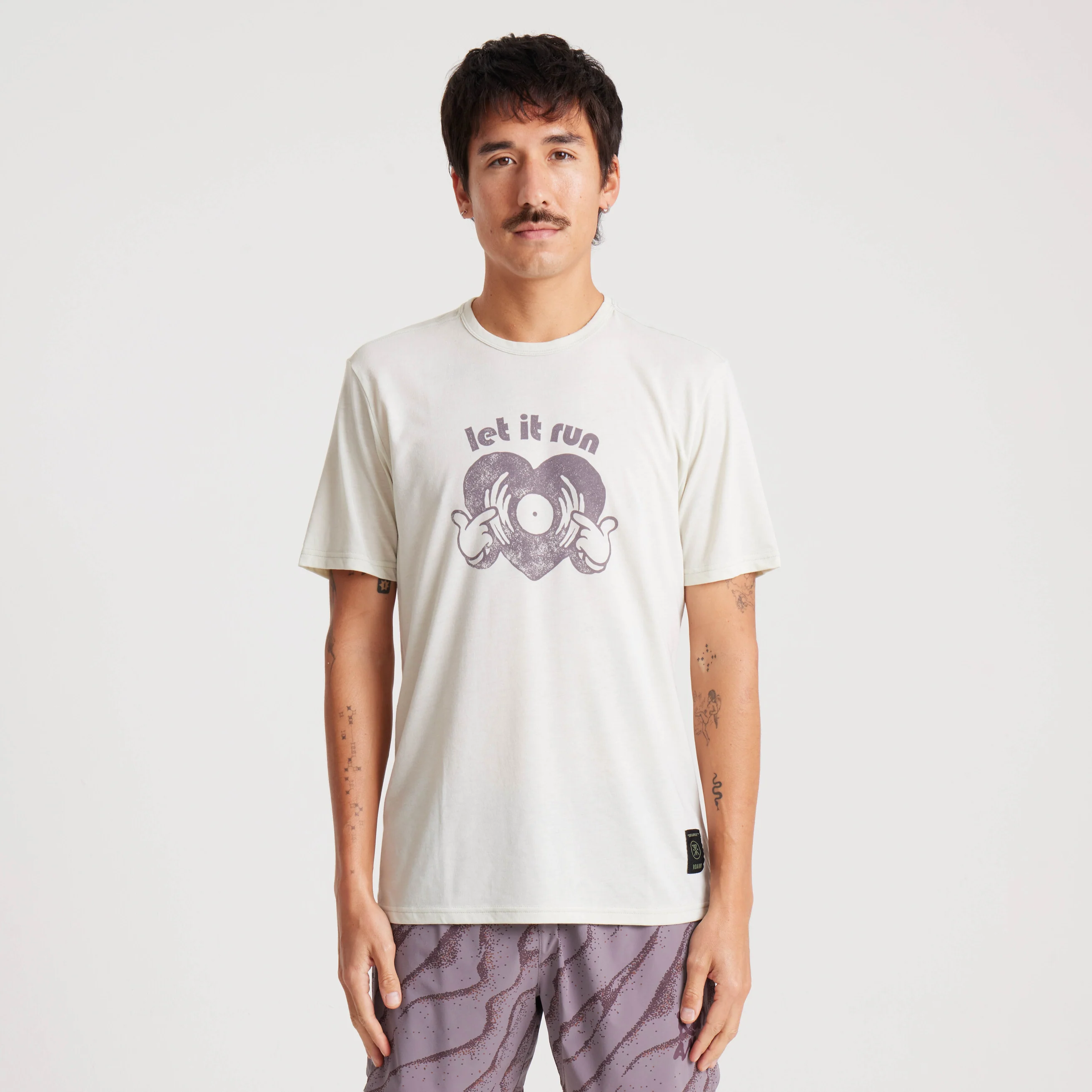 Mathis Core Short Sleeve Active Tee - Ivory - Image 2