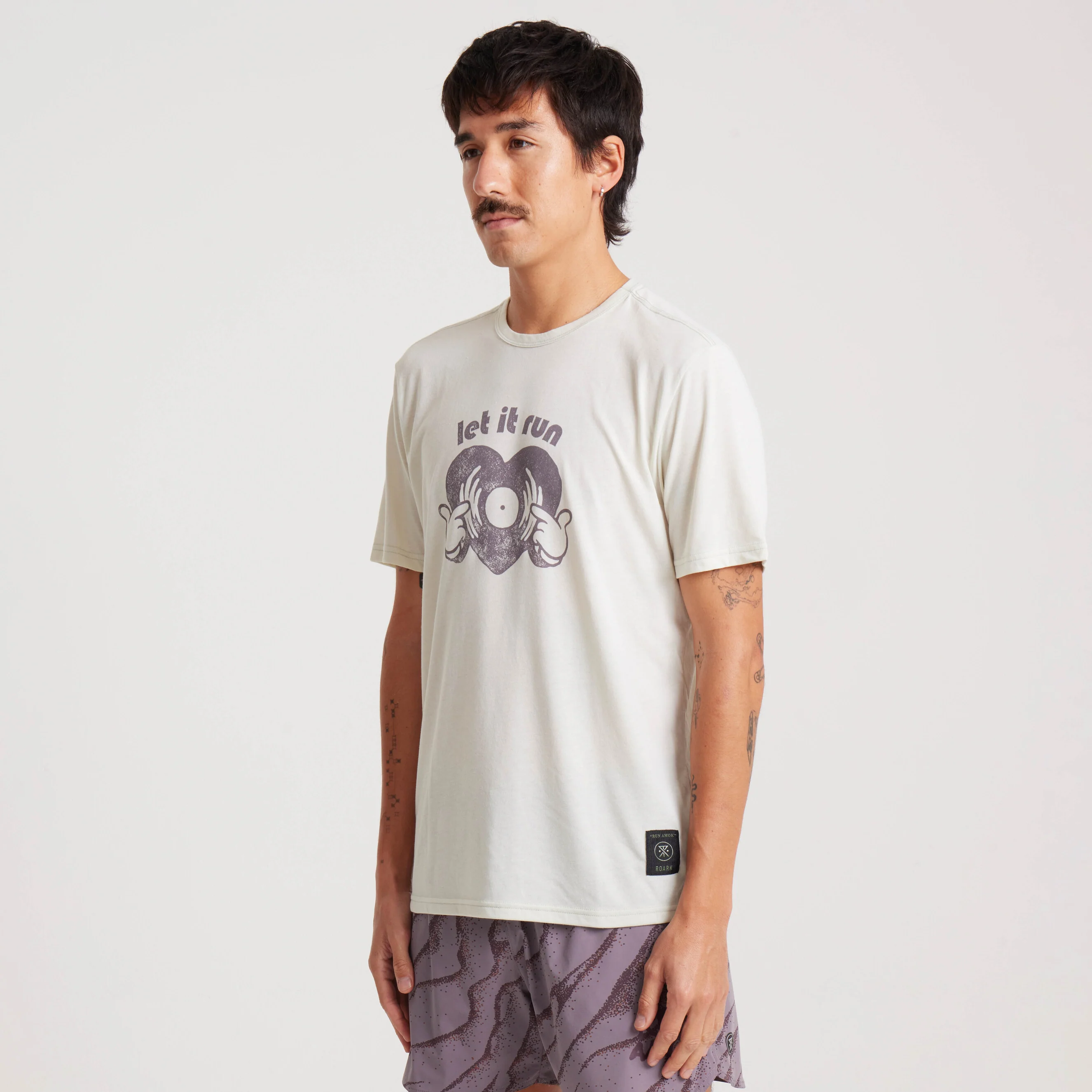 Mathis Core Short Sleeve Active Tee - Ivory - Image 3