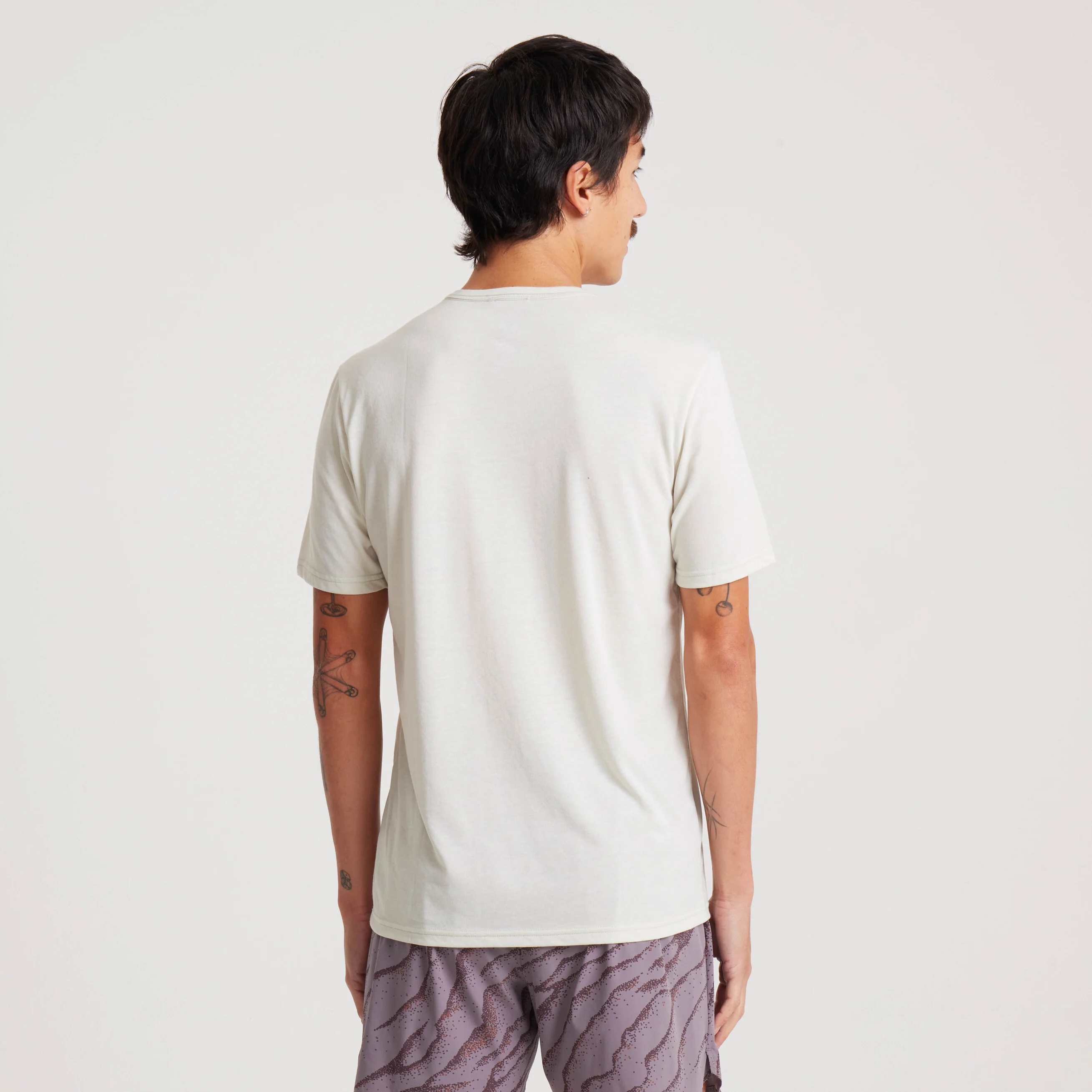 Mathis Core Short Sleeve Active Tee - Ivory - Image 4
