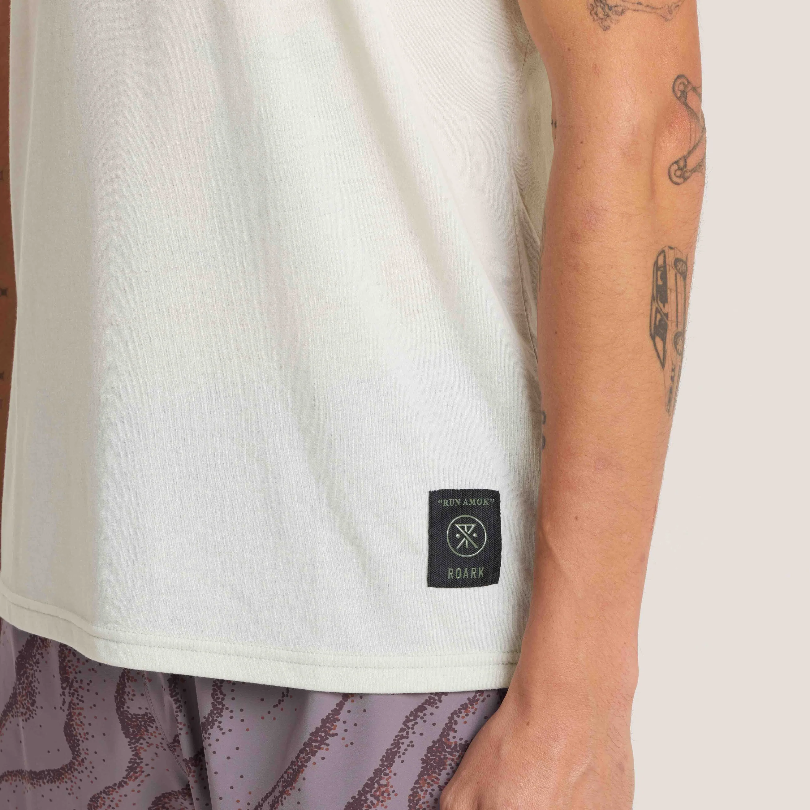 Mathis Core Short Sleeve Active Tee - Ivory - Image 5