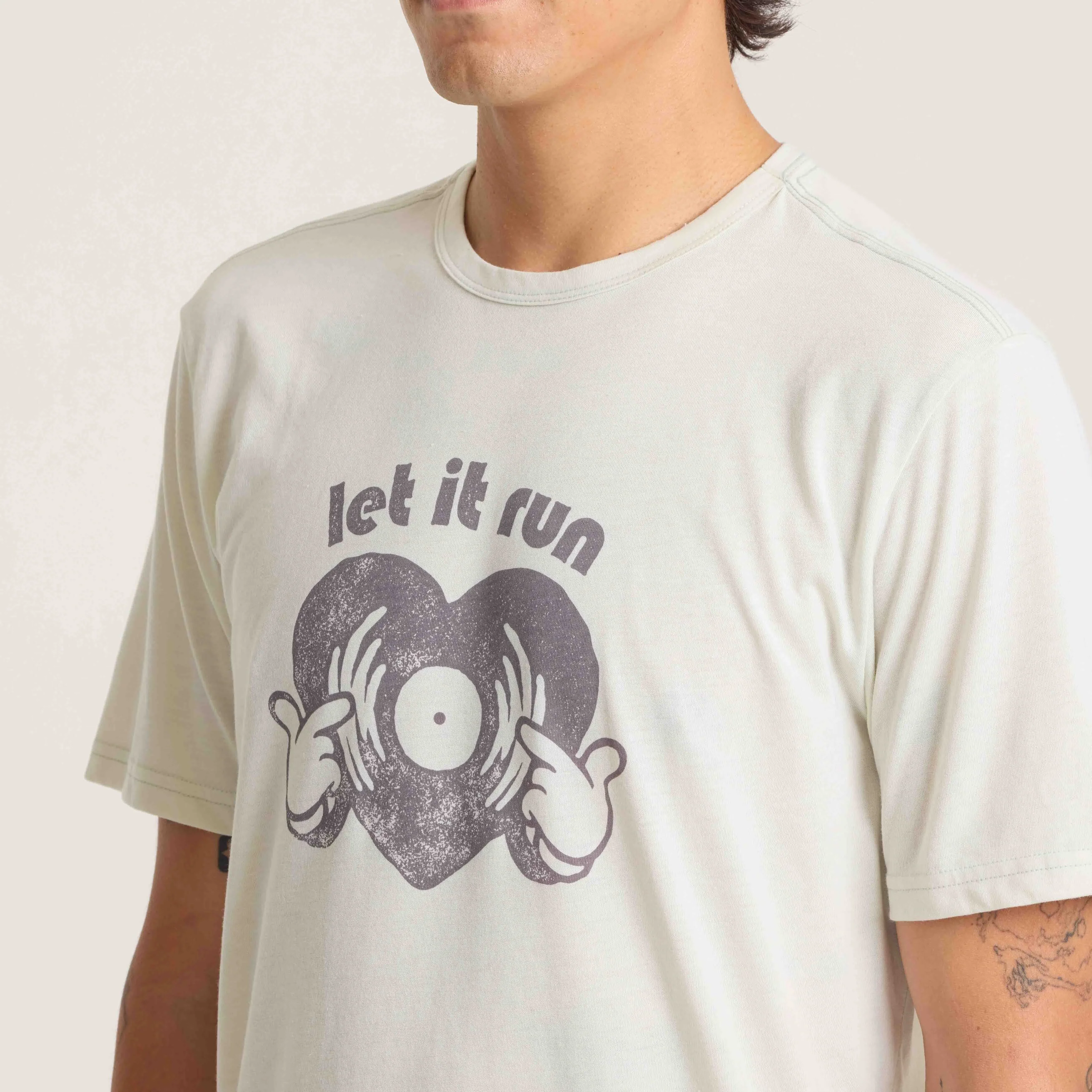 Mathis Core Short Sleeve Active Tee - Ivory - Image 6