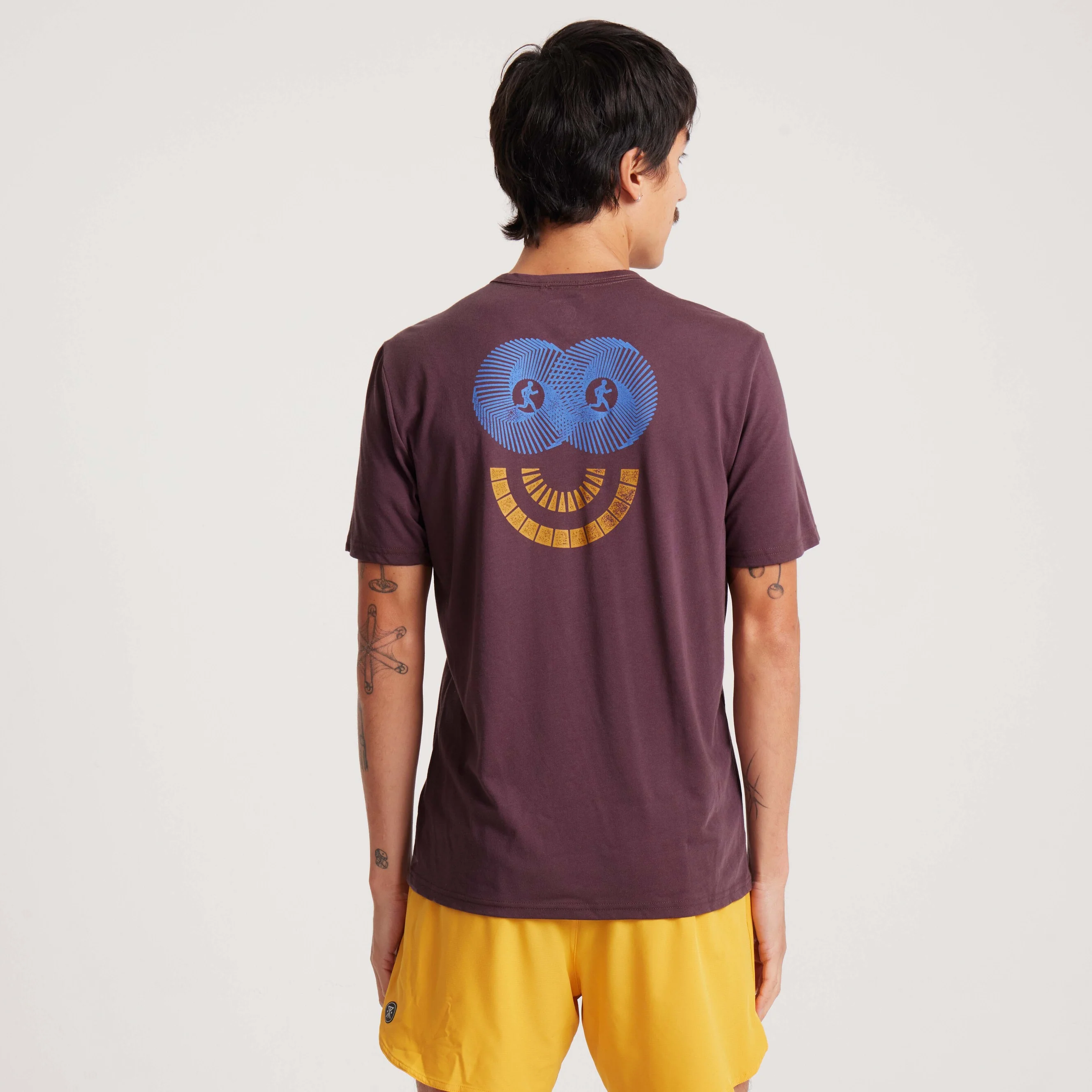 Mathis Core Short Sleeve Active Tee - Purple Ash - Image 5