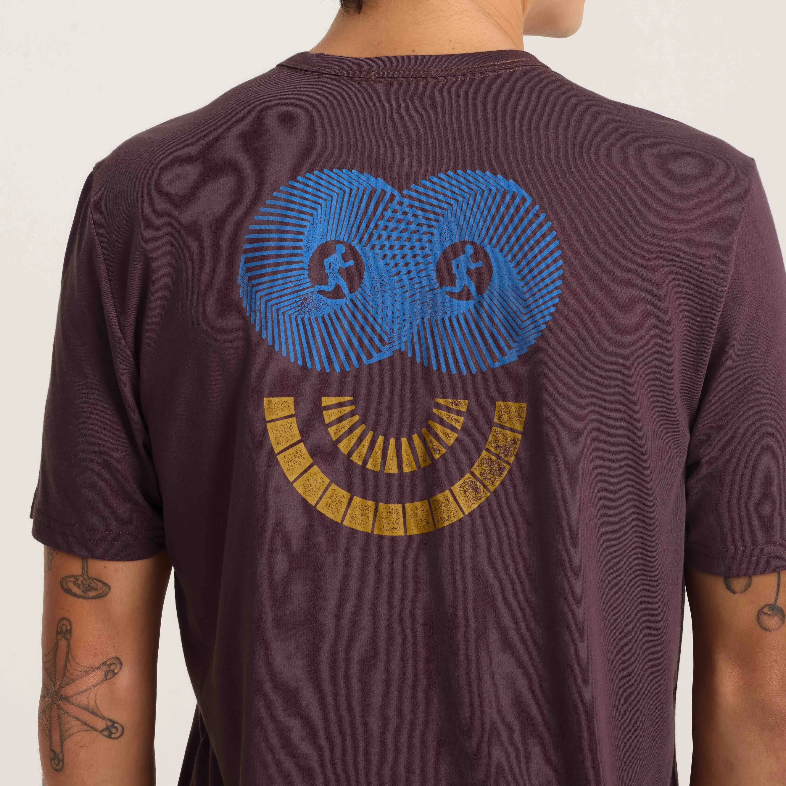 Mathis Core Short Sleeve Active Tee - Purple Ash - Image 7