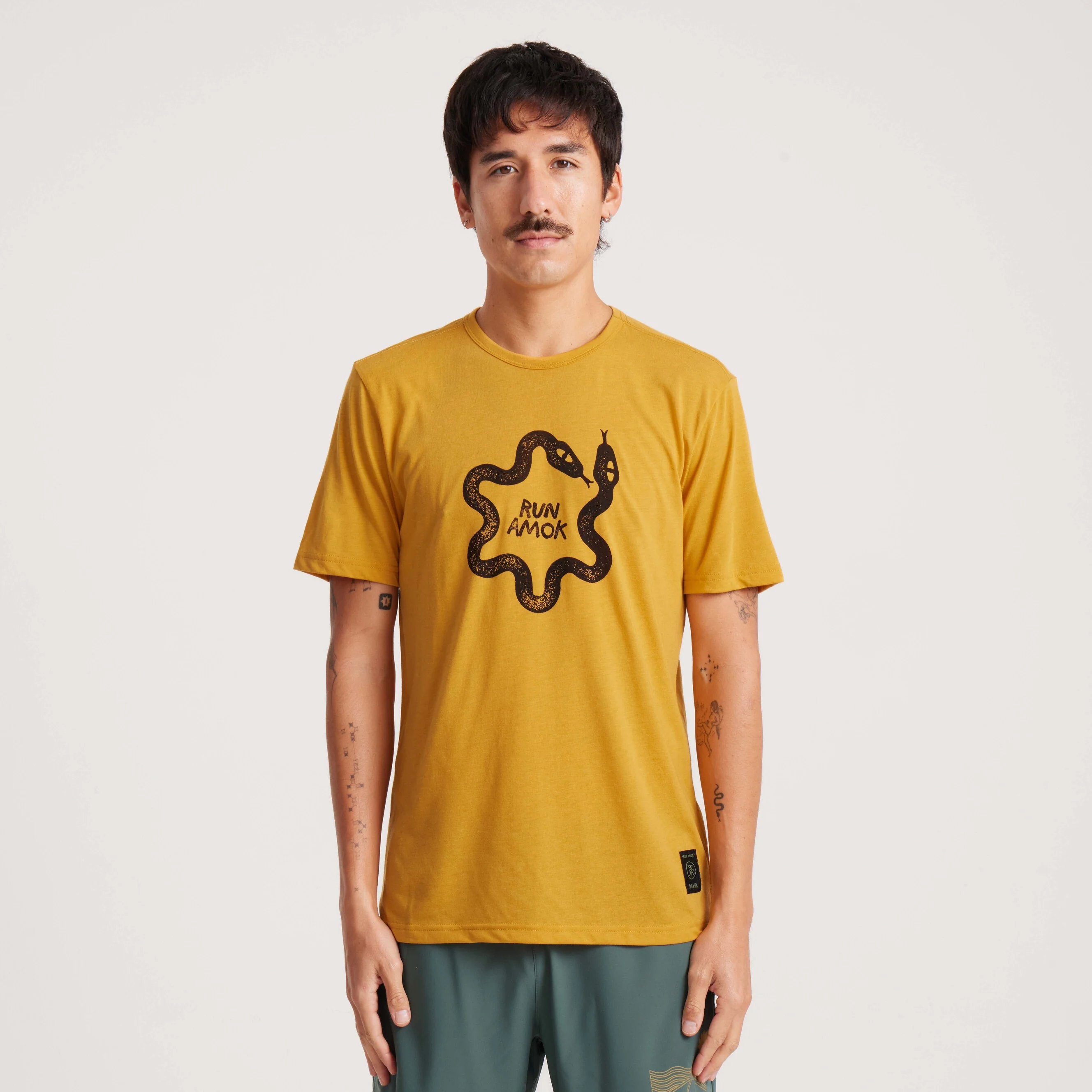 Mathis Core Short Sleeve Active Tee - Sunburst - Image 2