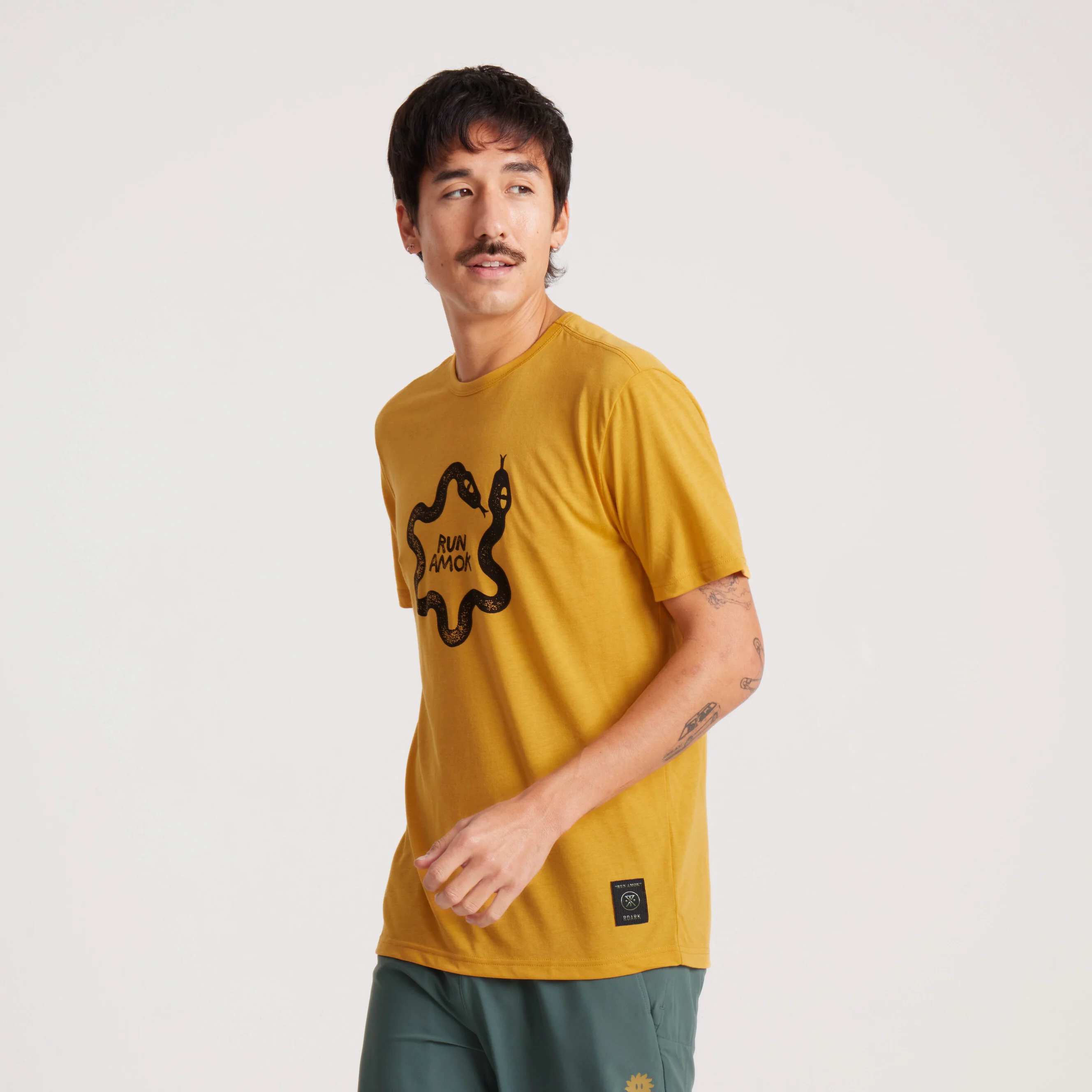 Mathis Core Short Sleeve Active Tee - Sunburst - Image 6