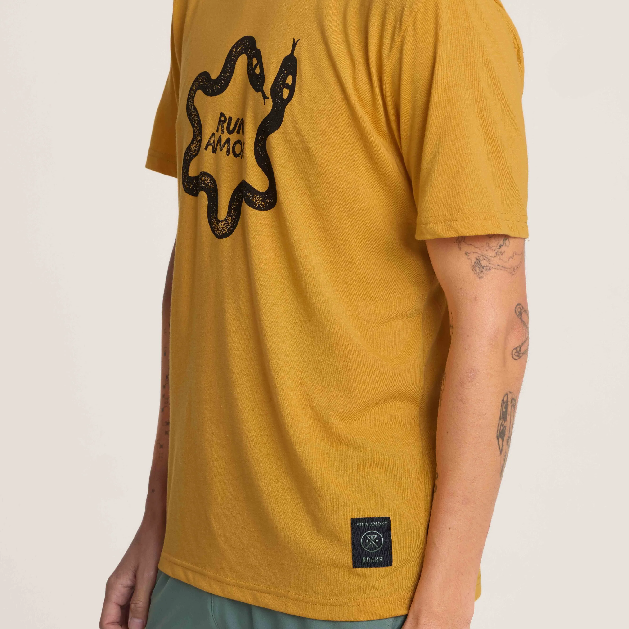 Mathis Core Short Sleeve Active Tee - Sunburst - Image 7