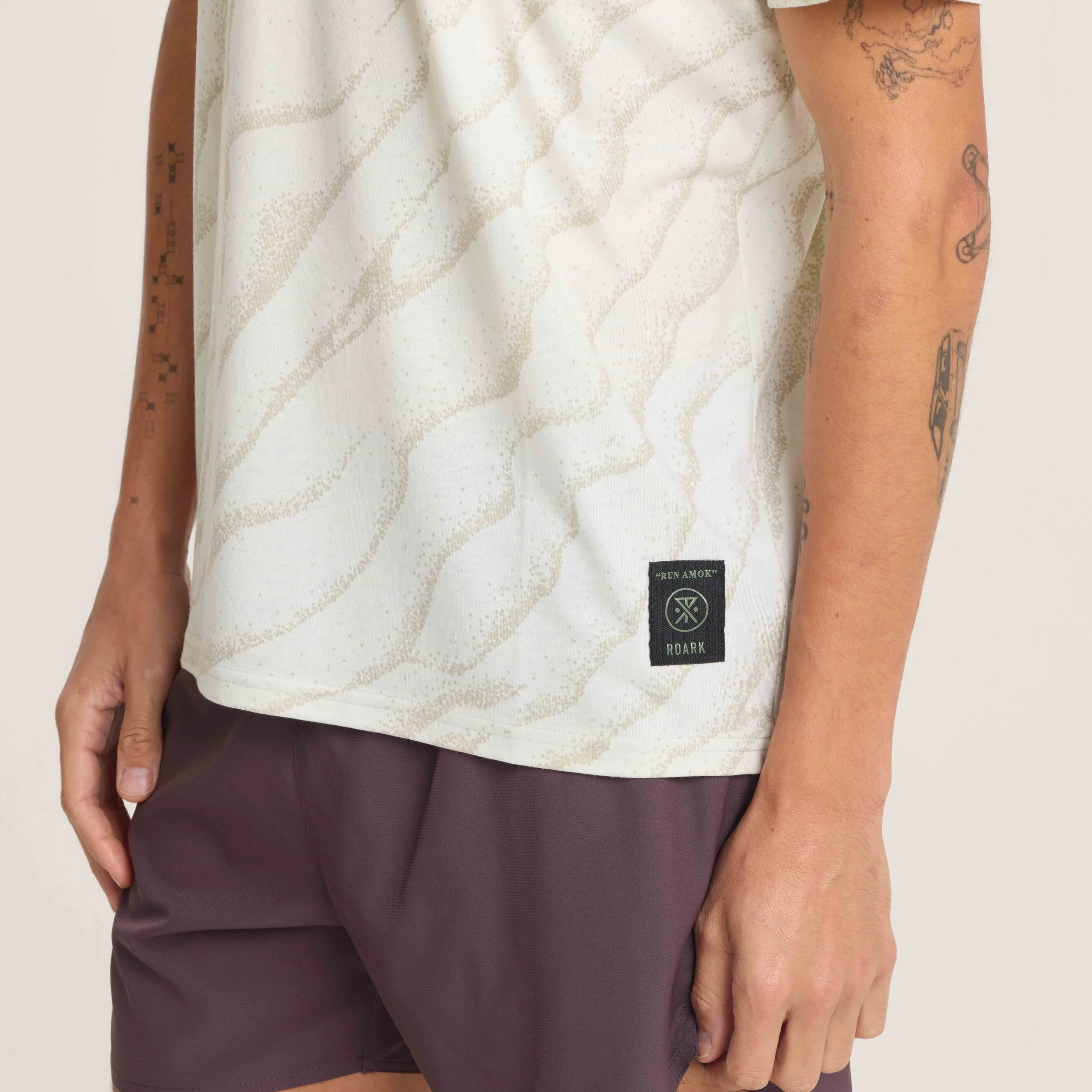 Mathis Pocket Short Sleeve Active Tee - Ivory - Image 6