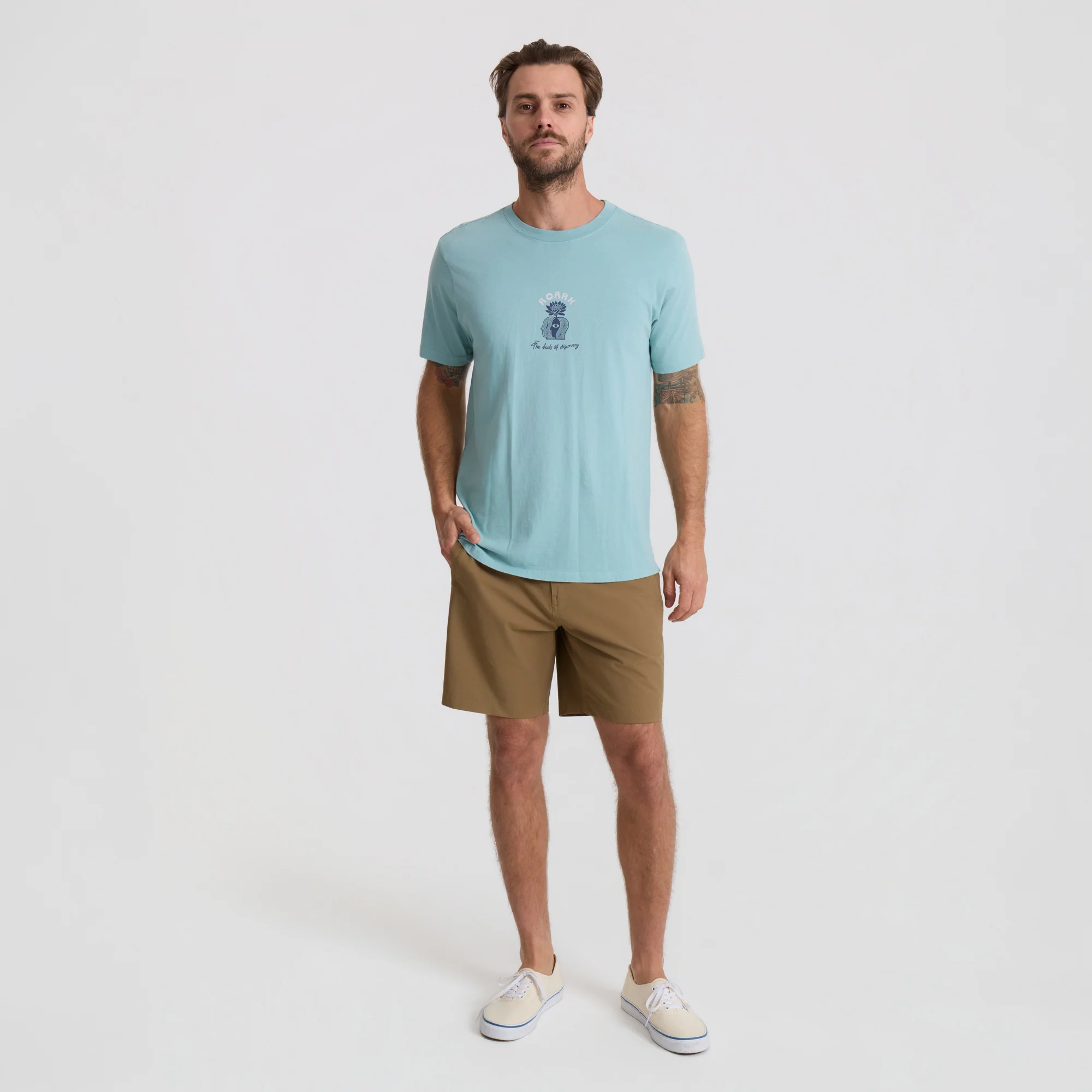 Beats Of Discovery Premium Tee - Hazy Blue - Image 2