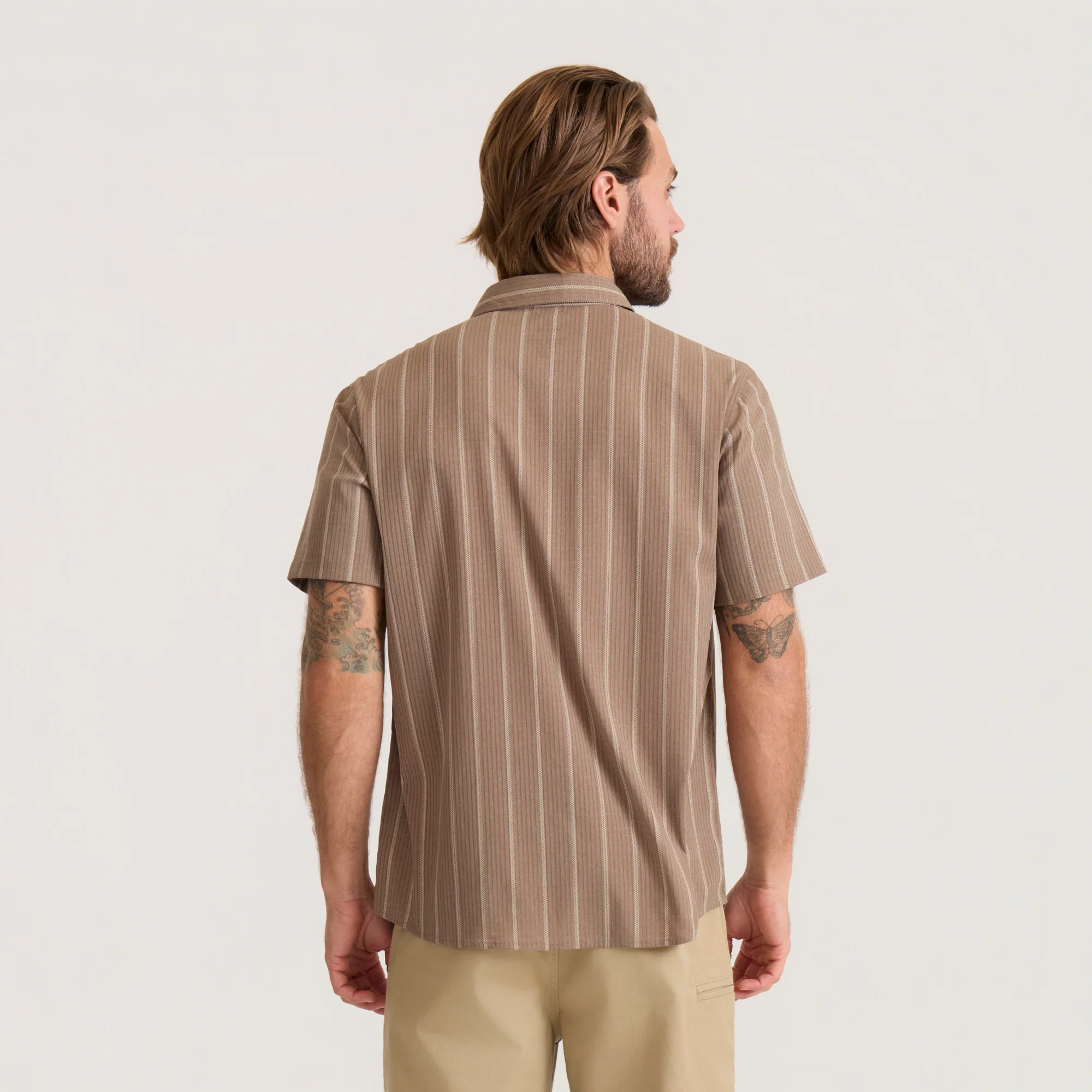 Bless Up Breathable Stretch Shirt - Mushroom - Image 6