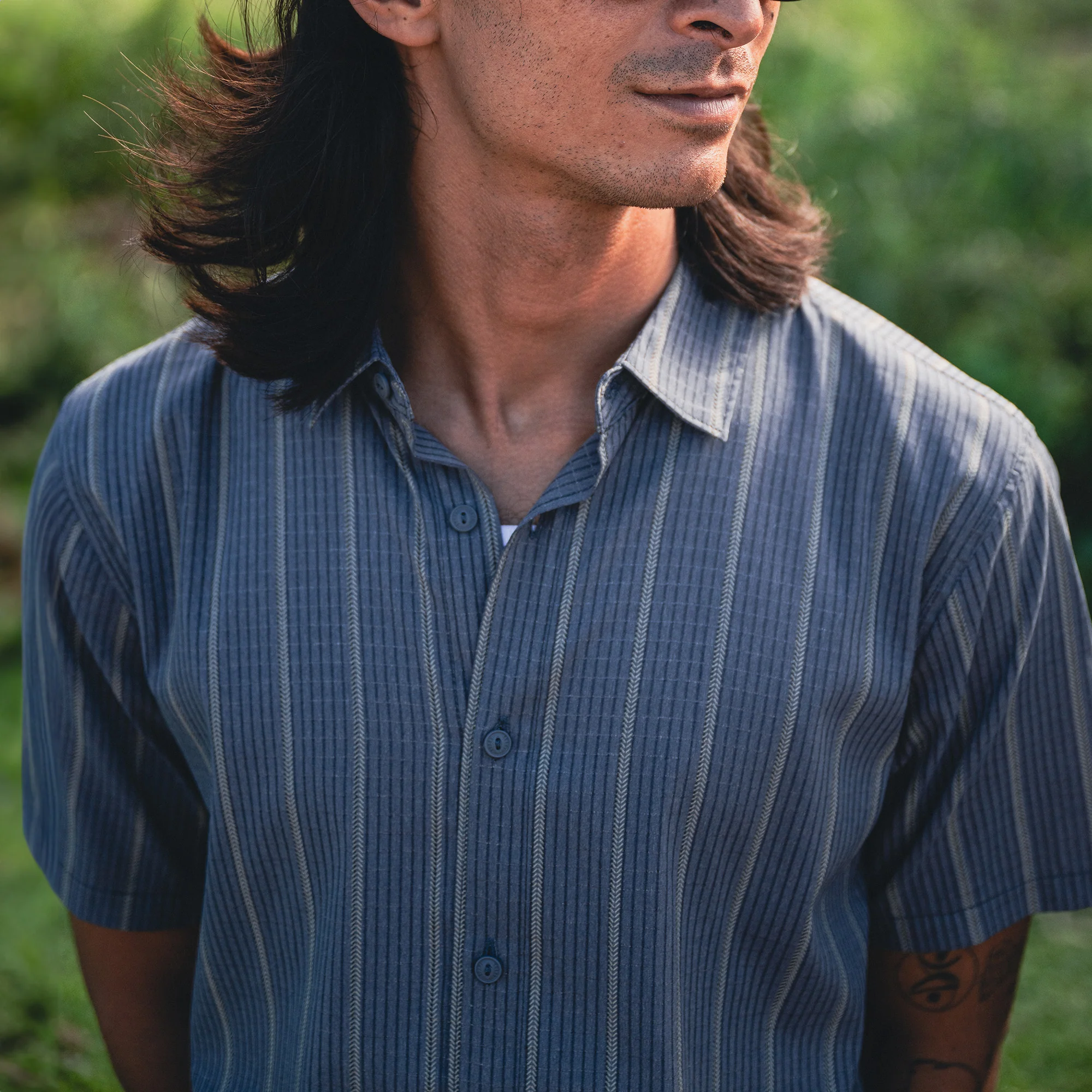Bless Up Breathable Stretch Shirt - Neptune - Image 3