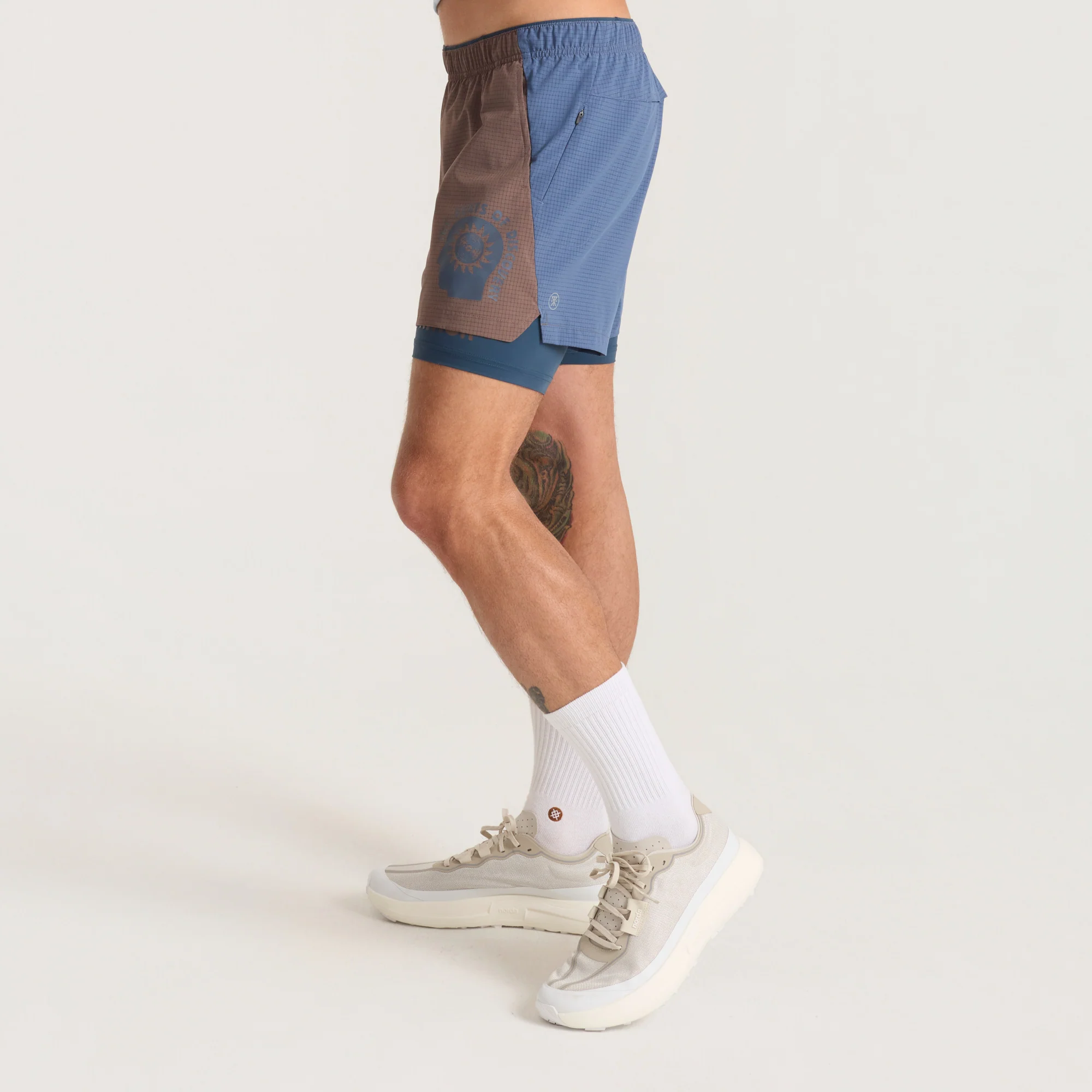 Bommer 3.5" Shorts - Faded Brown - Image 5