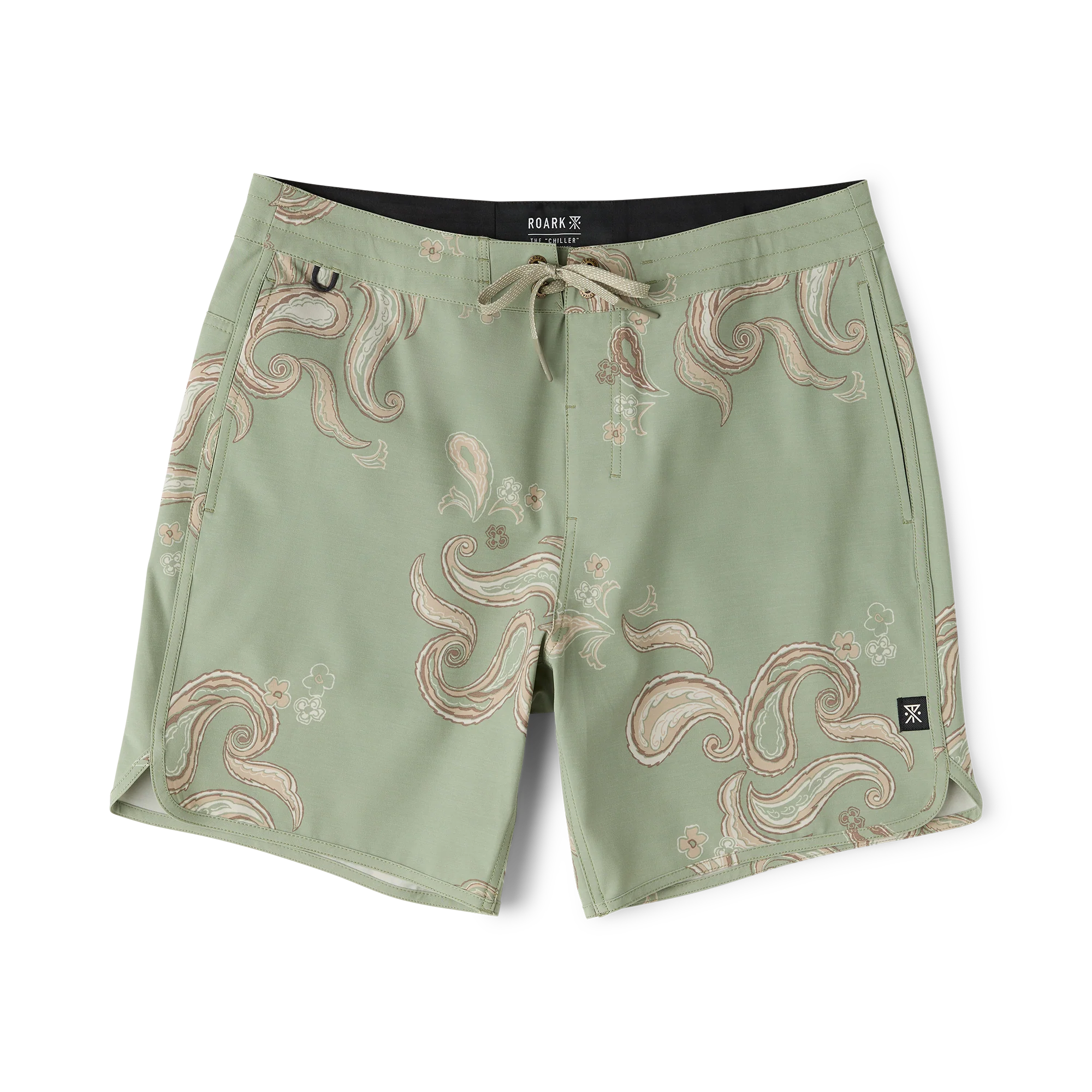 Chiller Scallop 17" Boardshorts - Dusty Sage