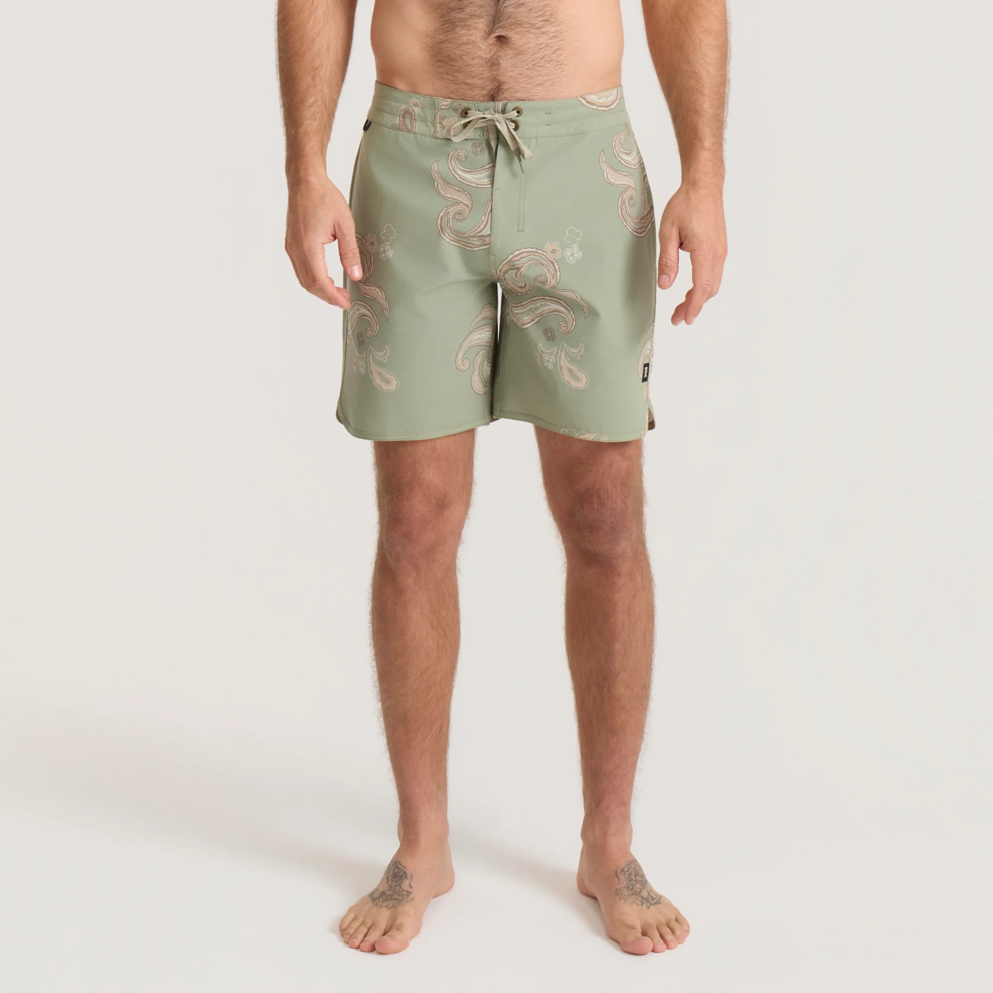 Chiller Scallop 17" Boardshorts - Dusty Sage - Image 2