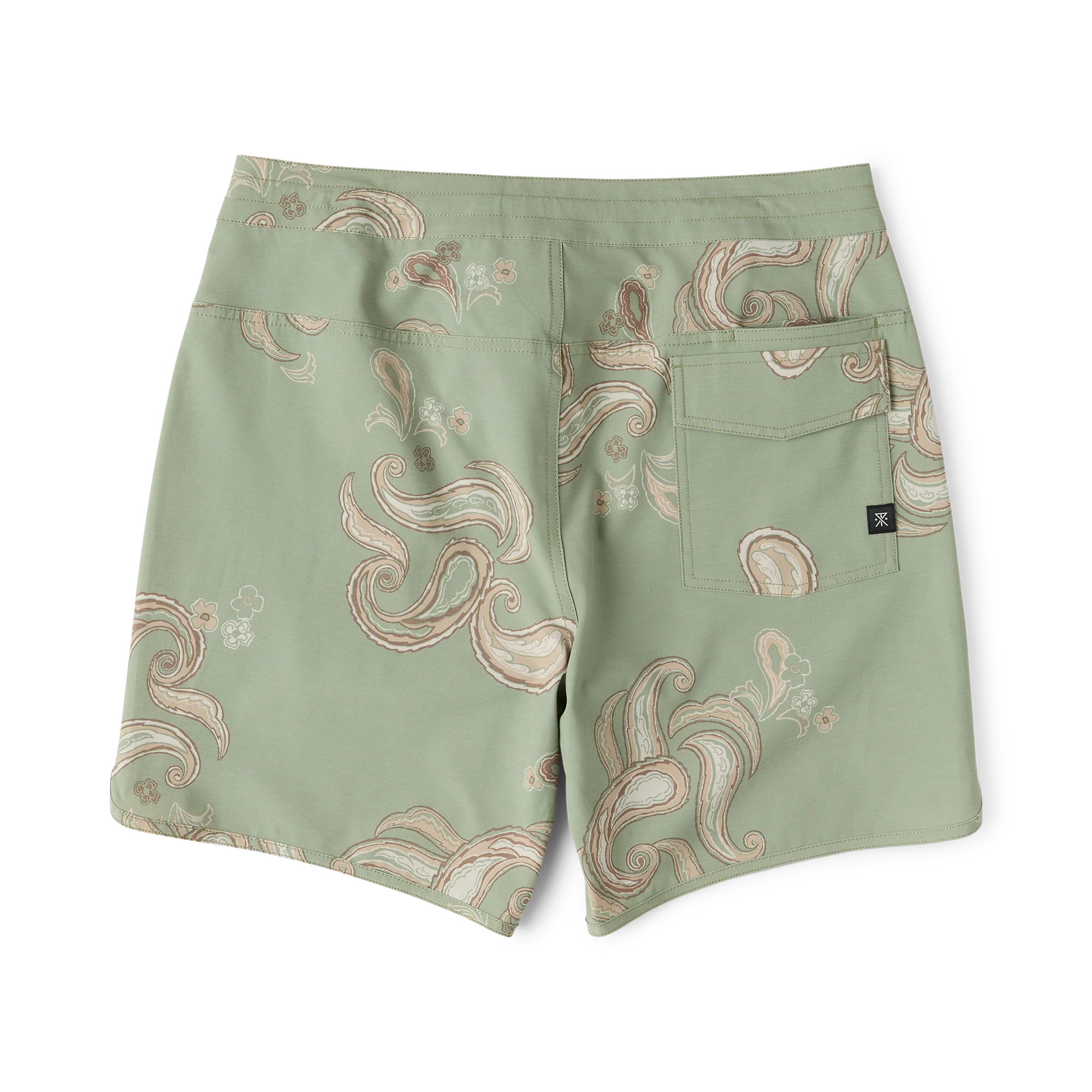 Chiller Scallop 17" Boardshorts - Dusty Sage - Image 5