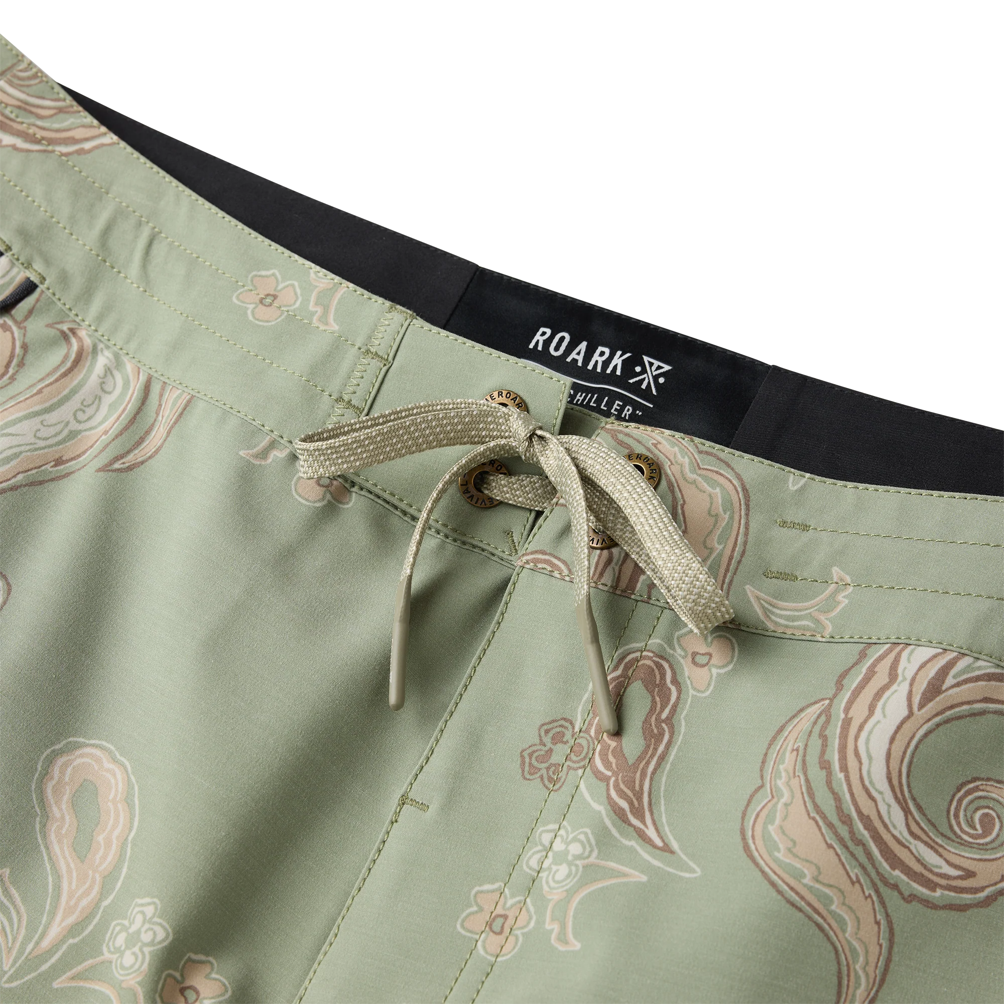 Chiller Scallop 17" Boardshorts - Dusty Sage - Image 6