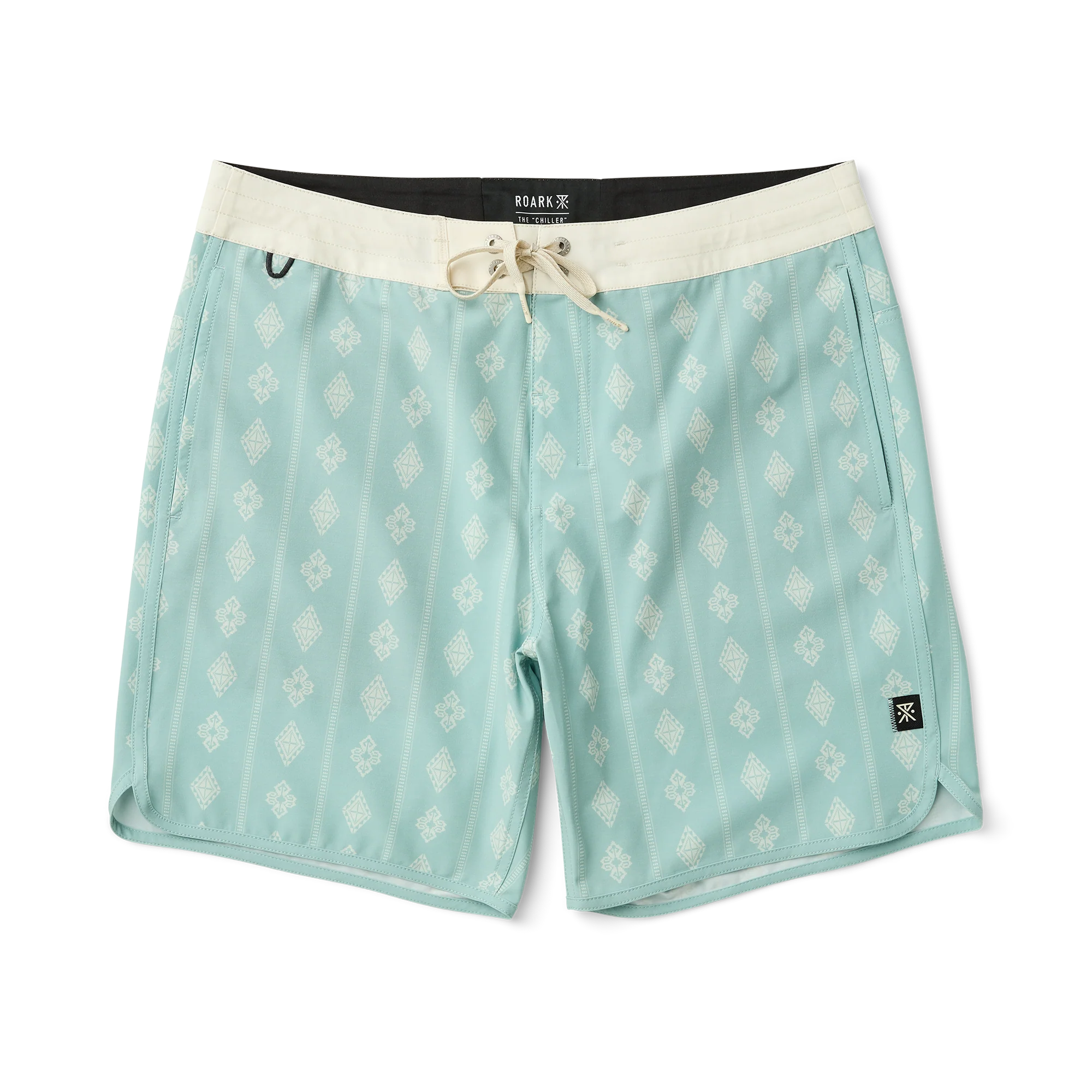 Chiller Scallop 17" Boardshorts - Hazy Blue