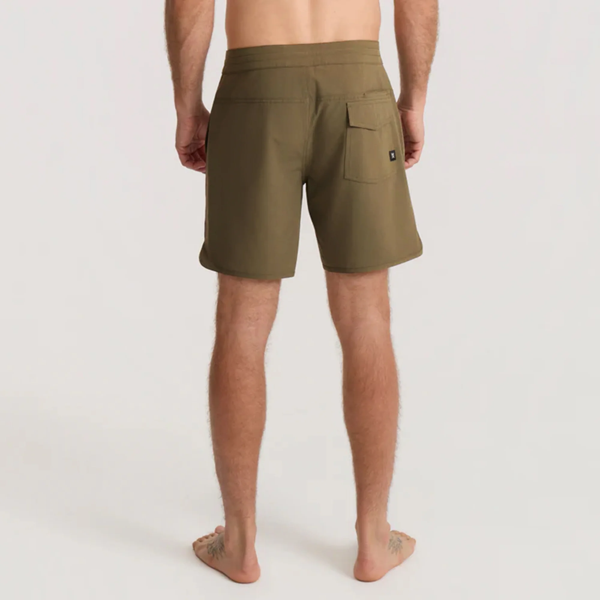 Chiller Scallop 17" Boardshorts - Military - Image 4