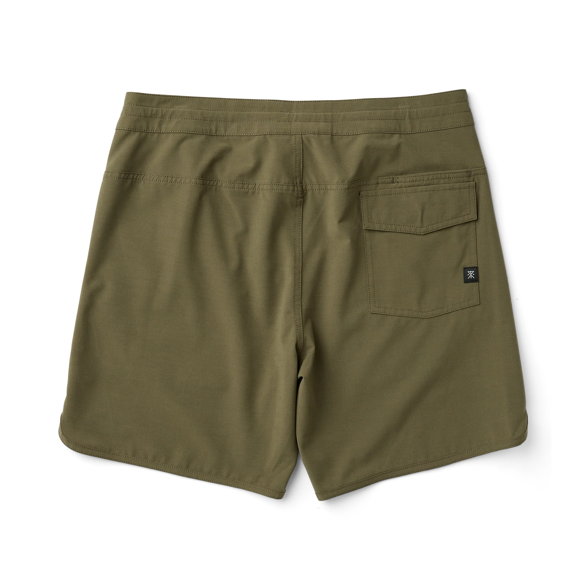 Chiller Scallop 17" Boardshorts - Military - Image 7