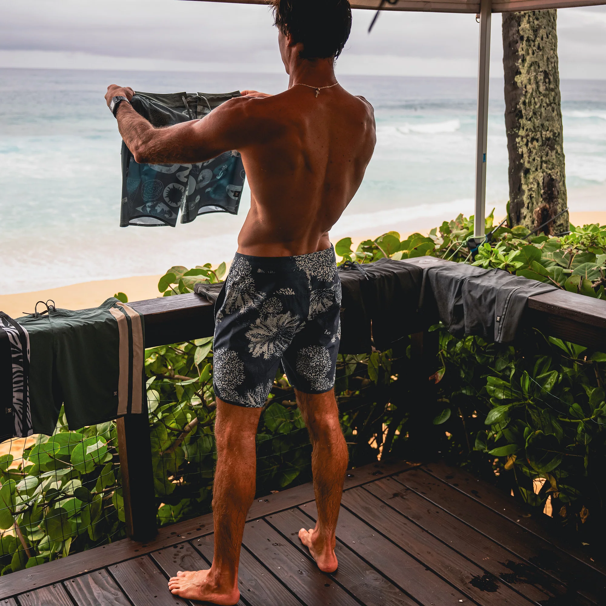 Chiller Scallop 17" Boardshorts - Navy - Image 3