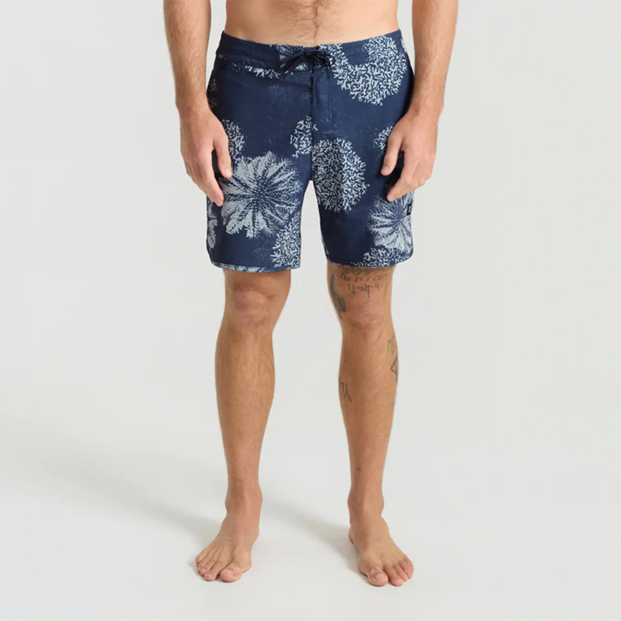 Chiller Scallop 17" Boardshorts - Navy - Image 4