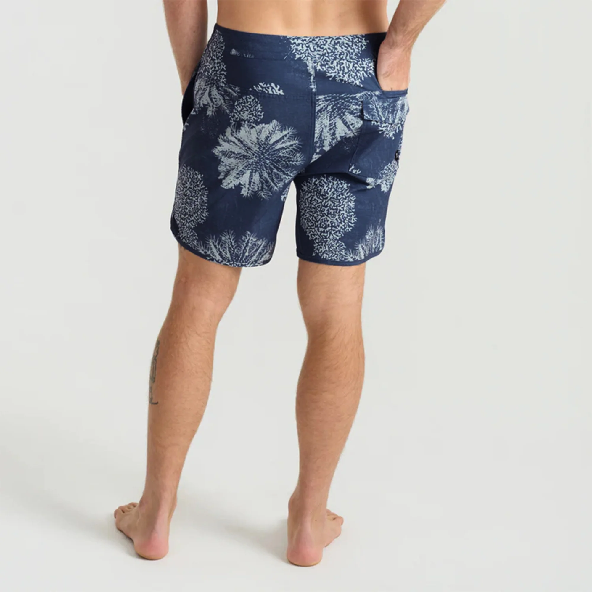 Chiller Scallop 17" Boardshorts - Navy - Image 5