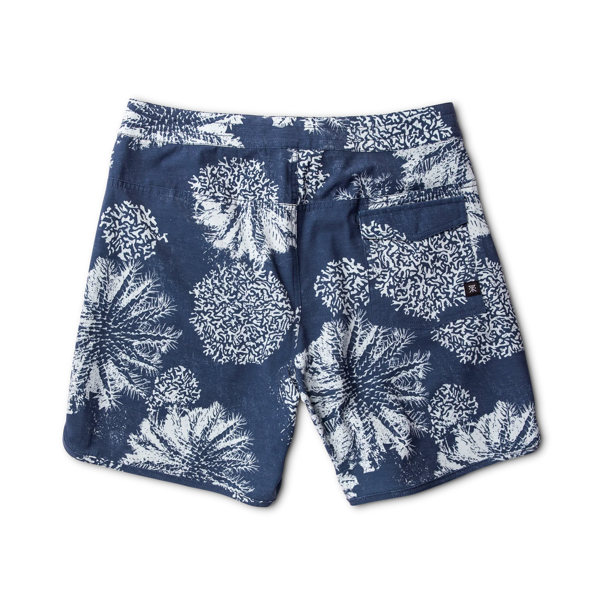 Chiller Scallop 17" Boardshorts - Navy - Image 6
