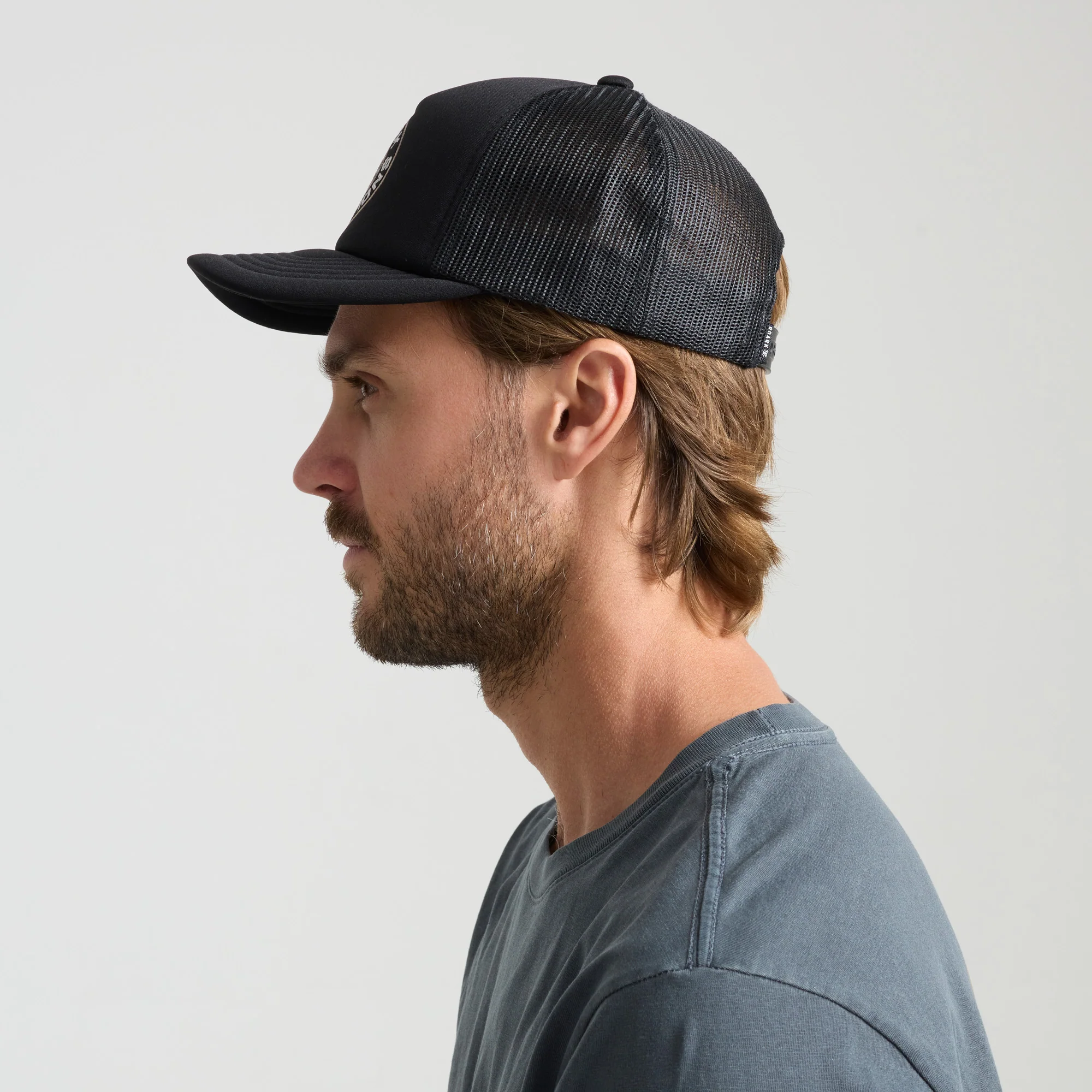 Foam Trucker Global Snapback Hat - Black - Image 3